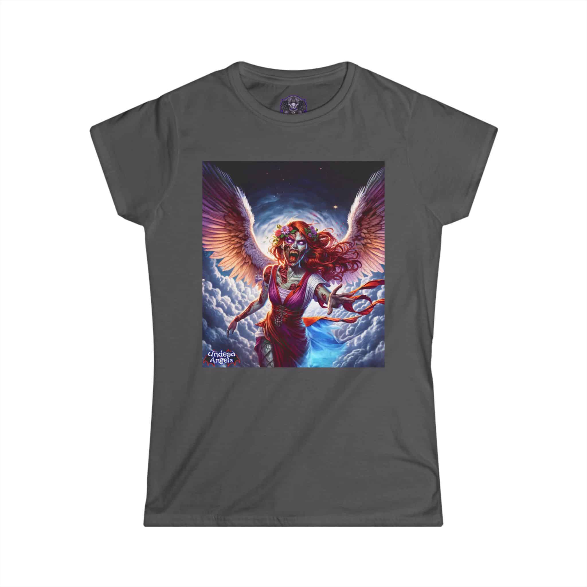 Scarlet Undead Angels Zombie Cupid #DSZ-004L Women's Softstyle Tee - Image 13