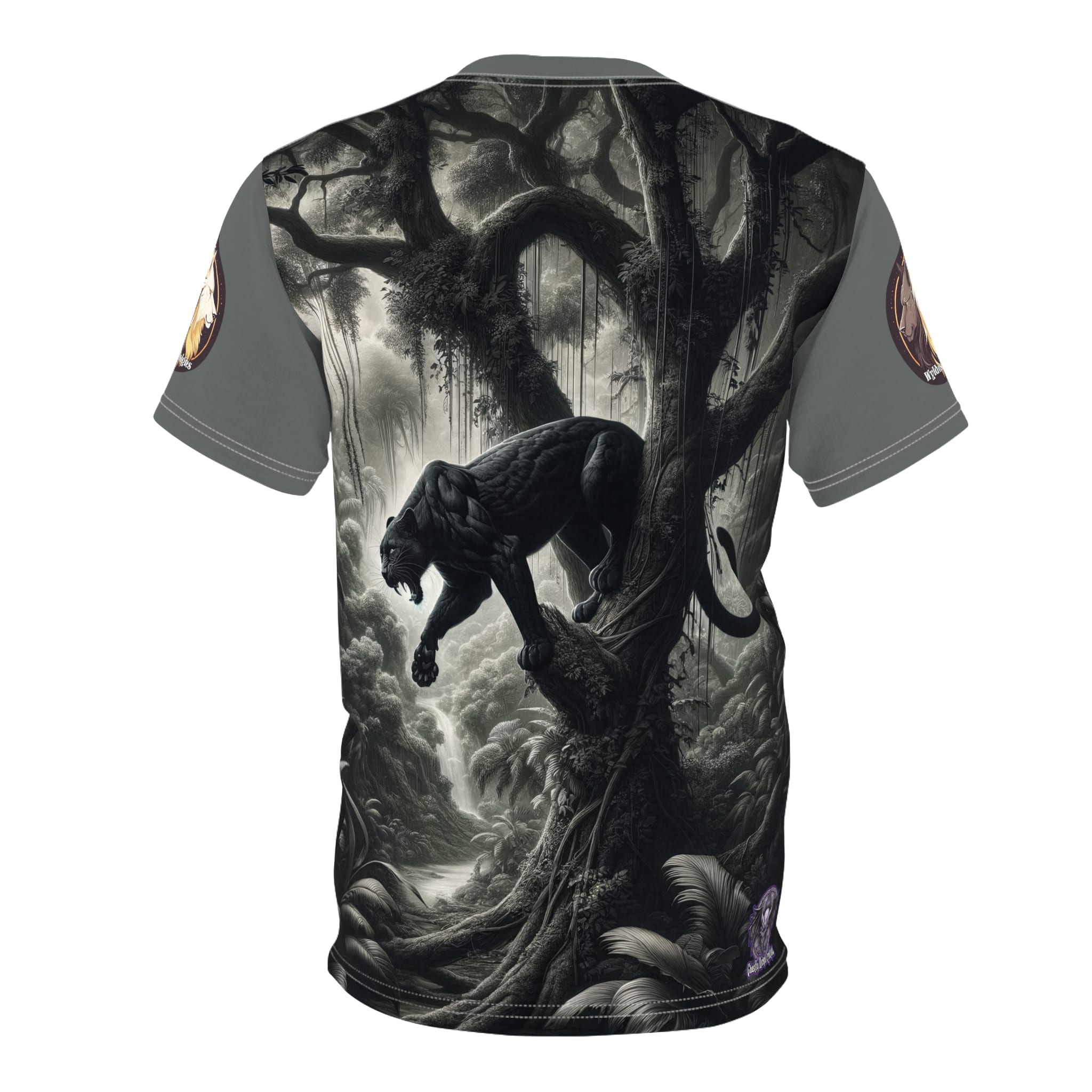 Black Panther WD-D003 By Wyldesigns Unisex Cut & Sew Tee (AOP) - Image 16