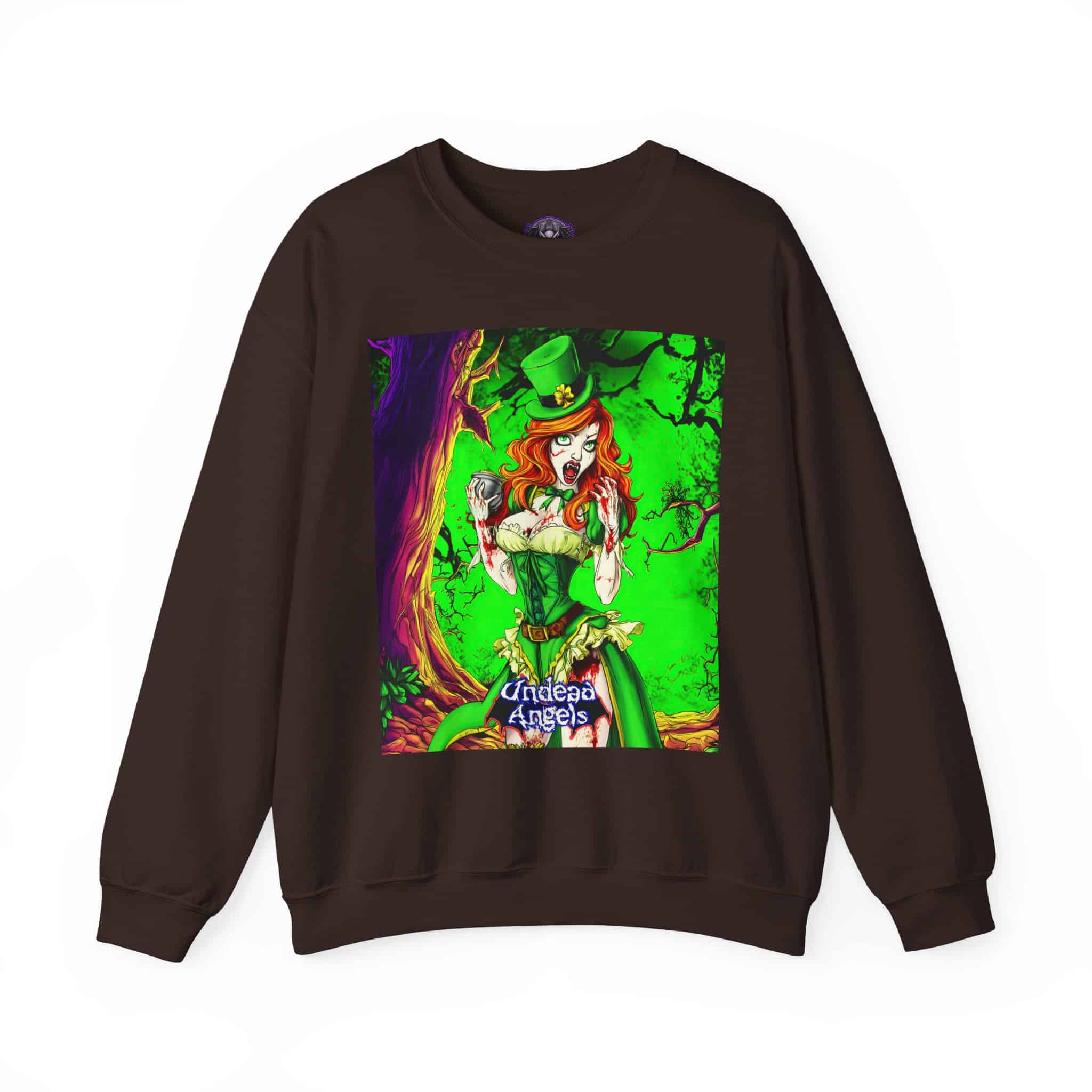 Undead Angels Leprechaun Queen Fiona Classic Reborn Style II Unisex Heavy Blend™ Crewneck Sweatshirt - Image 7