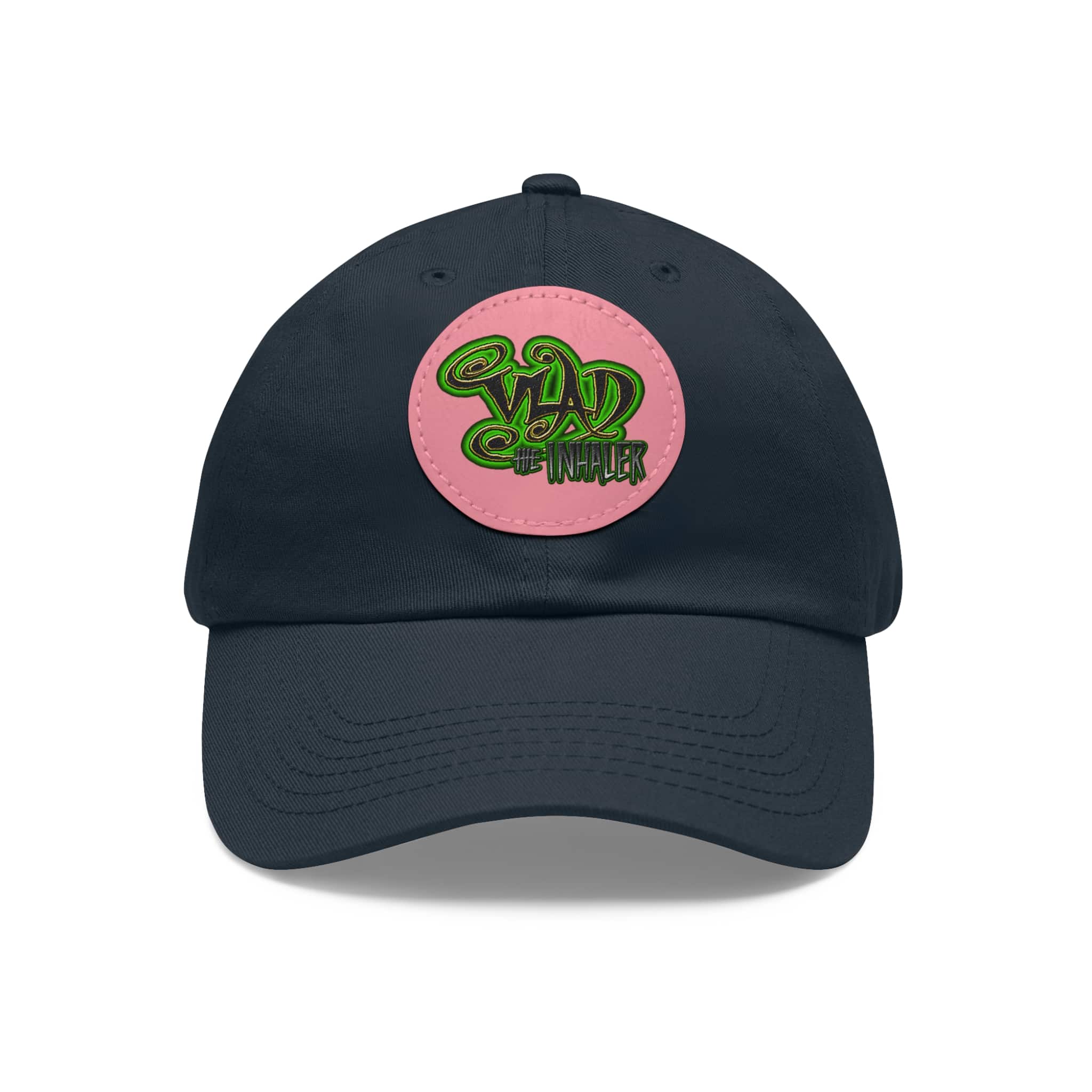 Vlad The Inhaler Band Artistic Round Leather Patch Dad Hat - Stylish Casual Cap - Image 86