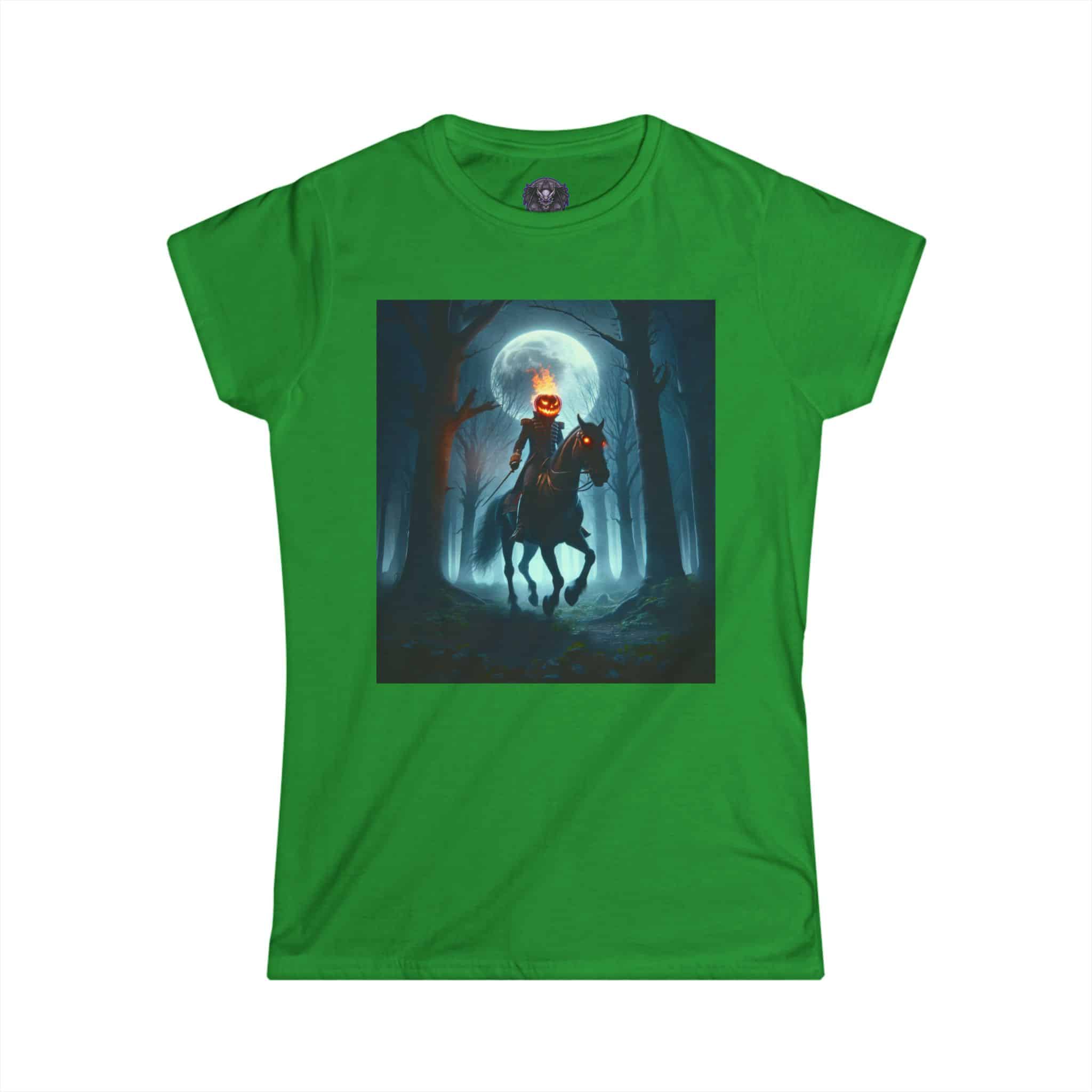 Headless Horseman Of Sleepy Hollow #DZ-HH-003 Women's Softstyle Tee - Image 13