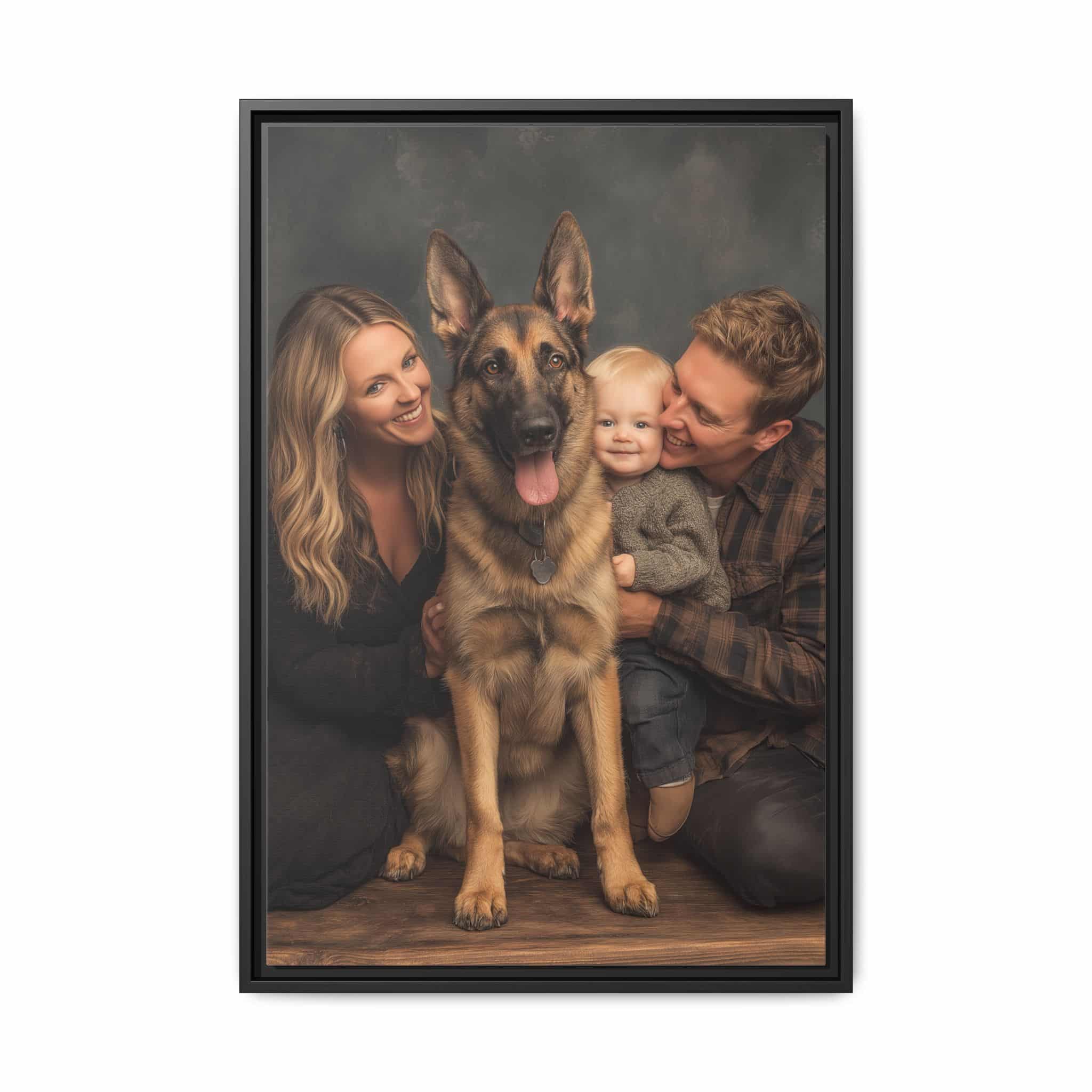 Personalized Framed Family Canvas Wall Art Vertical Multiple Sizes Available - Image 21