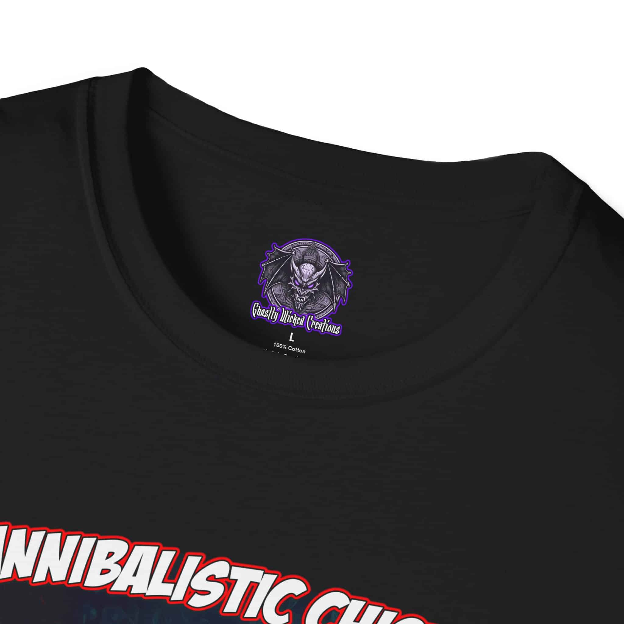 Cannibalistic Chicken Band Unisex T-Shirt, Funny Graphic Tee, Unique Gift, Casual Wear, Chicken Lover Humor - Image 3