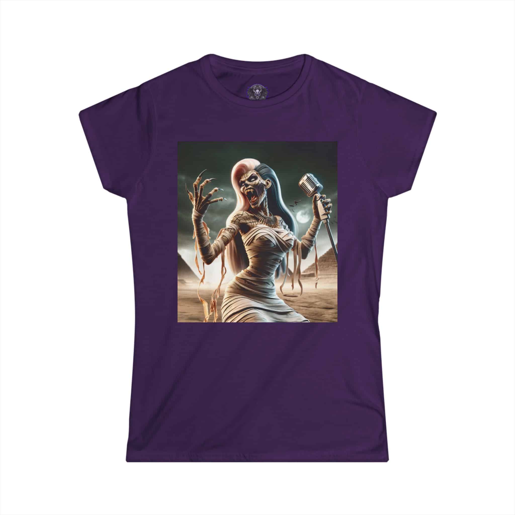 Monster Mosh 2024 Tour Mummy Goddess Singer MM-D-MG03 Women's Softstyle Tee - Image 34