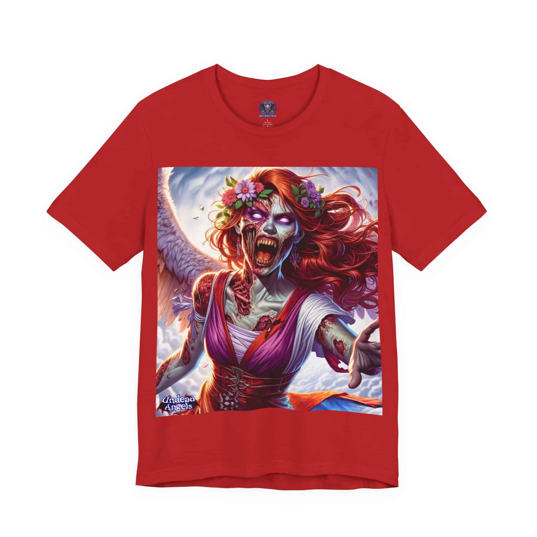 Scarlet Undead Angels Zombie Cupid #DSZ-004C Unisex Jersey Short Sleeve Tee - Image 19