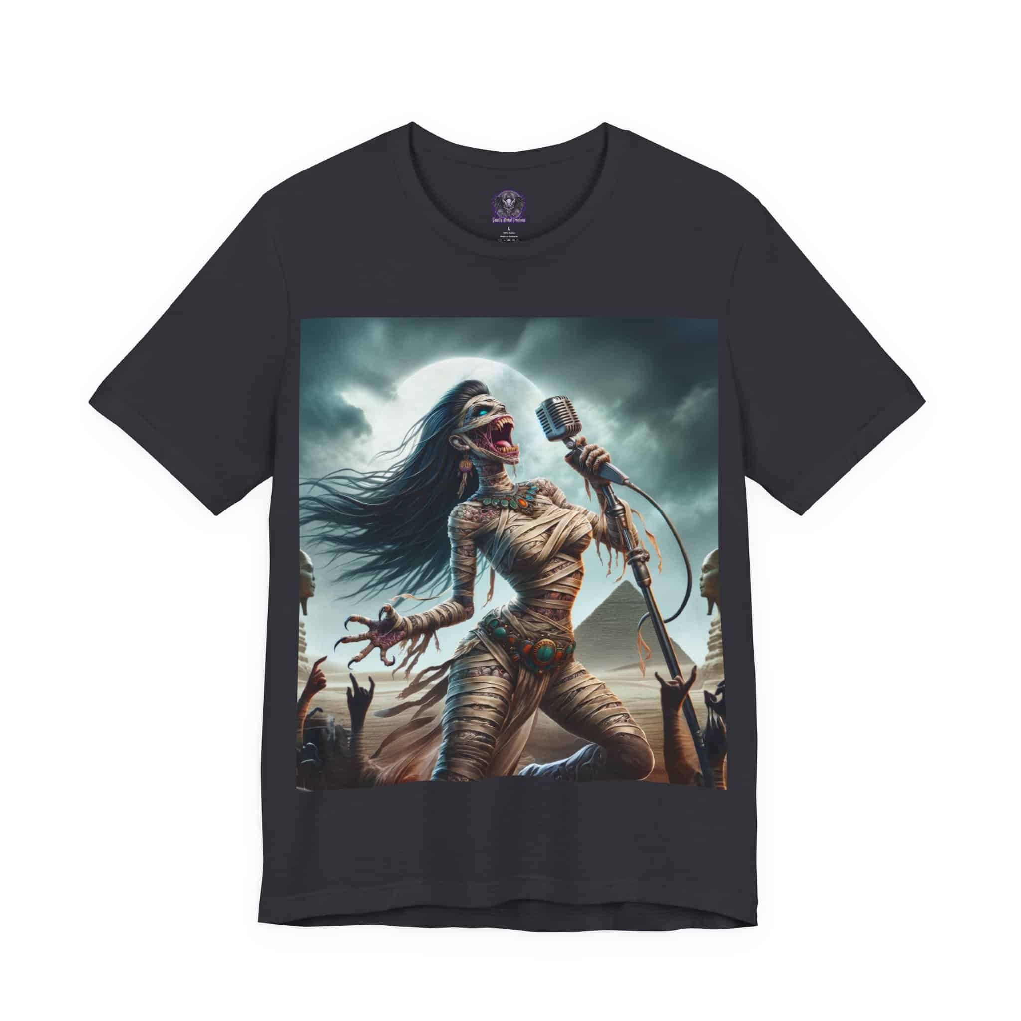 Monster Mosh 2024 Tour Mummy Goddess Singer #MM-D-MG01 Unisex Jersey Short Sleeve Tee - Image 8