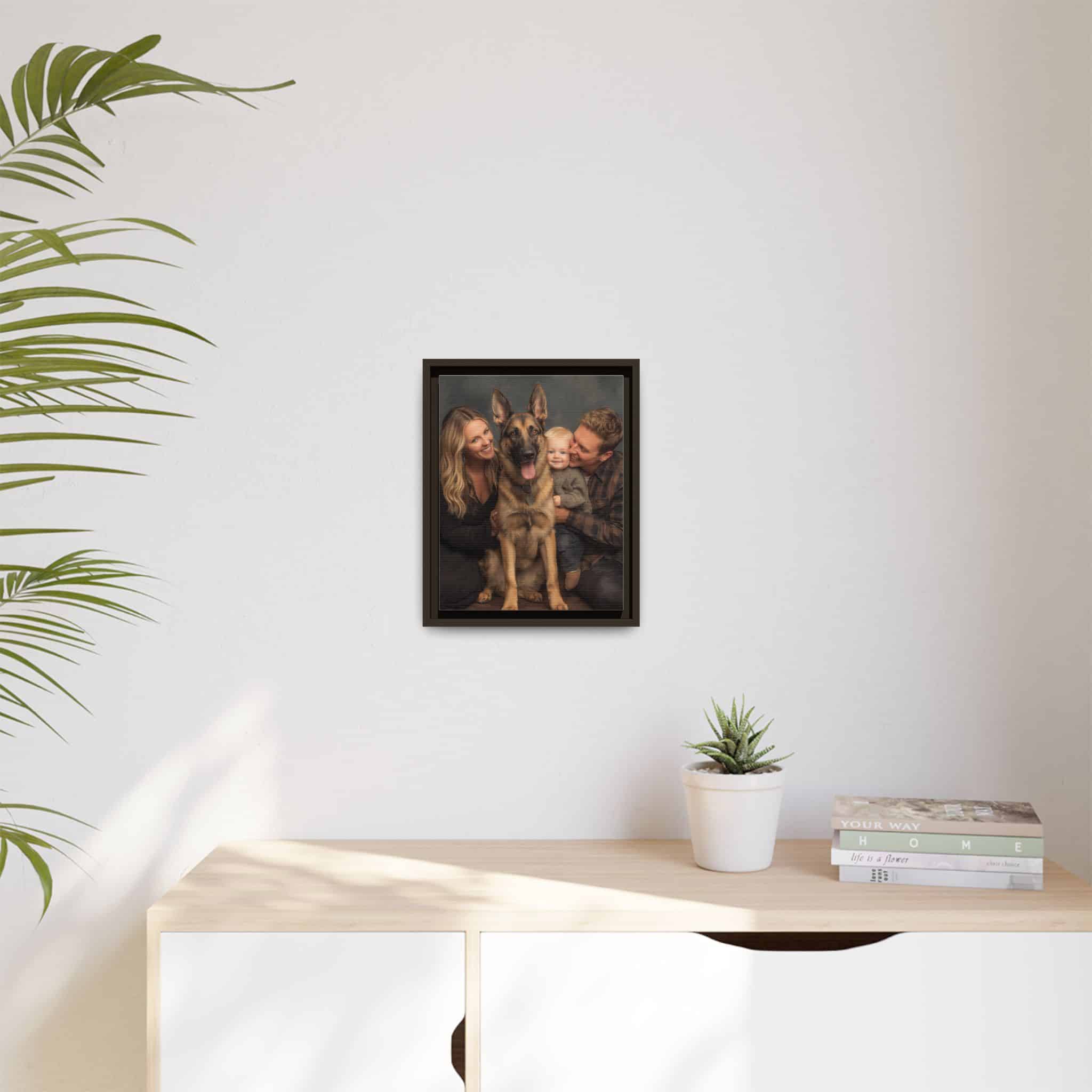 Personalized Framed Family Canvas Wall Art Vertical Multiple Sizes Available - Image 47