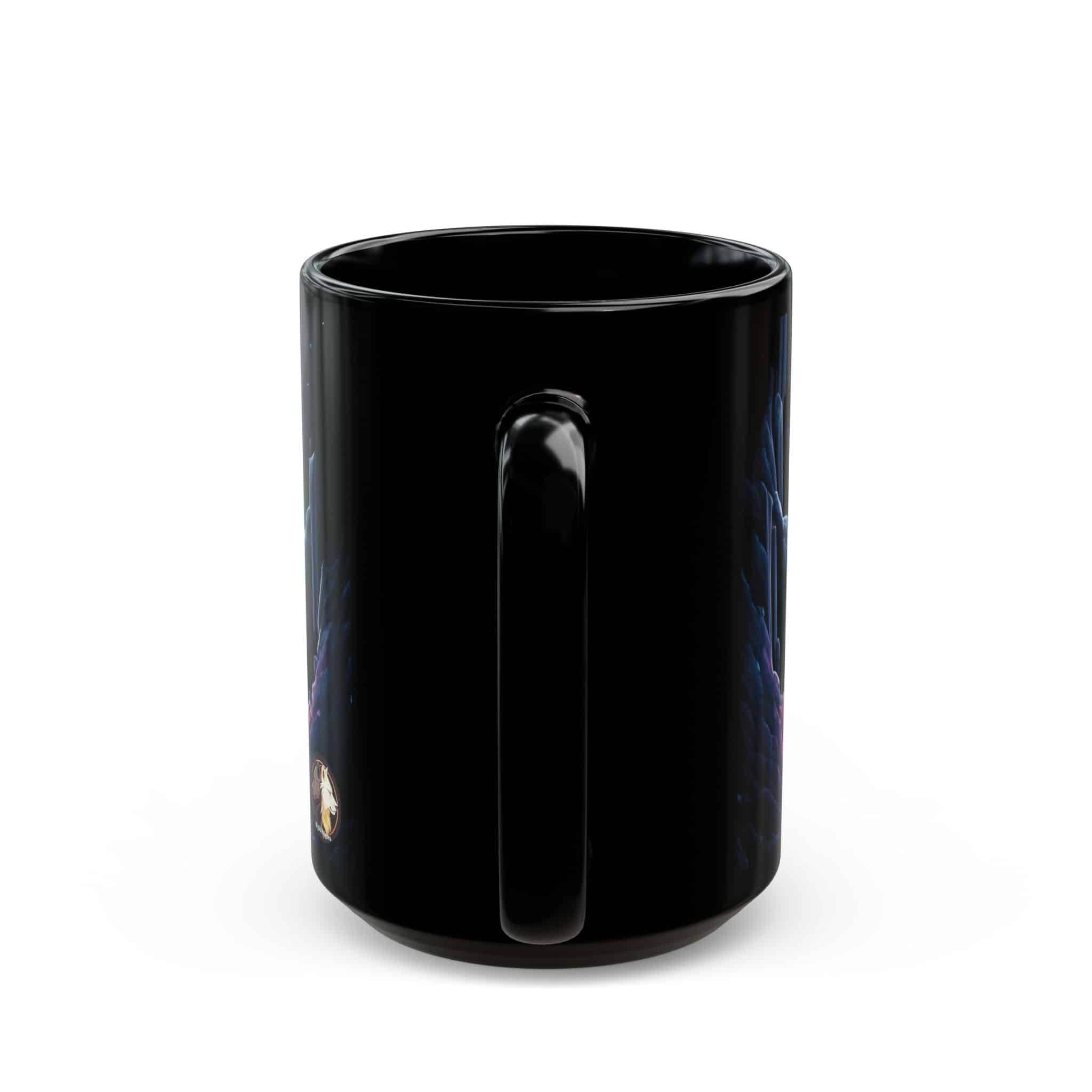 Cosmic Lion Family WD-D006 By Wyldesigns Black Mug (11oz, 15oz) - Image 8