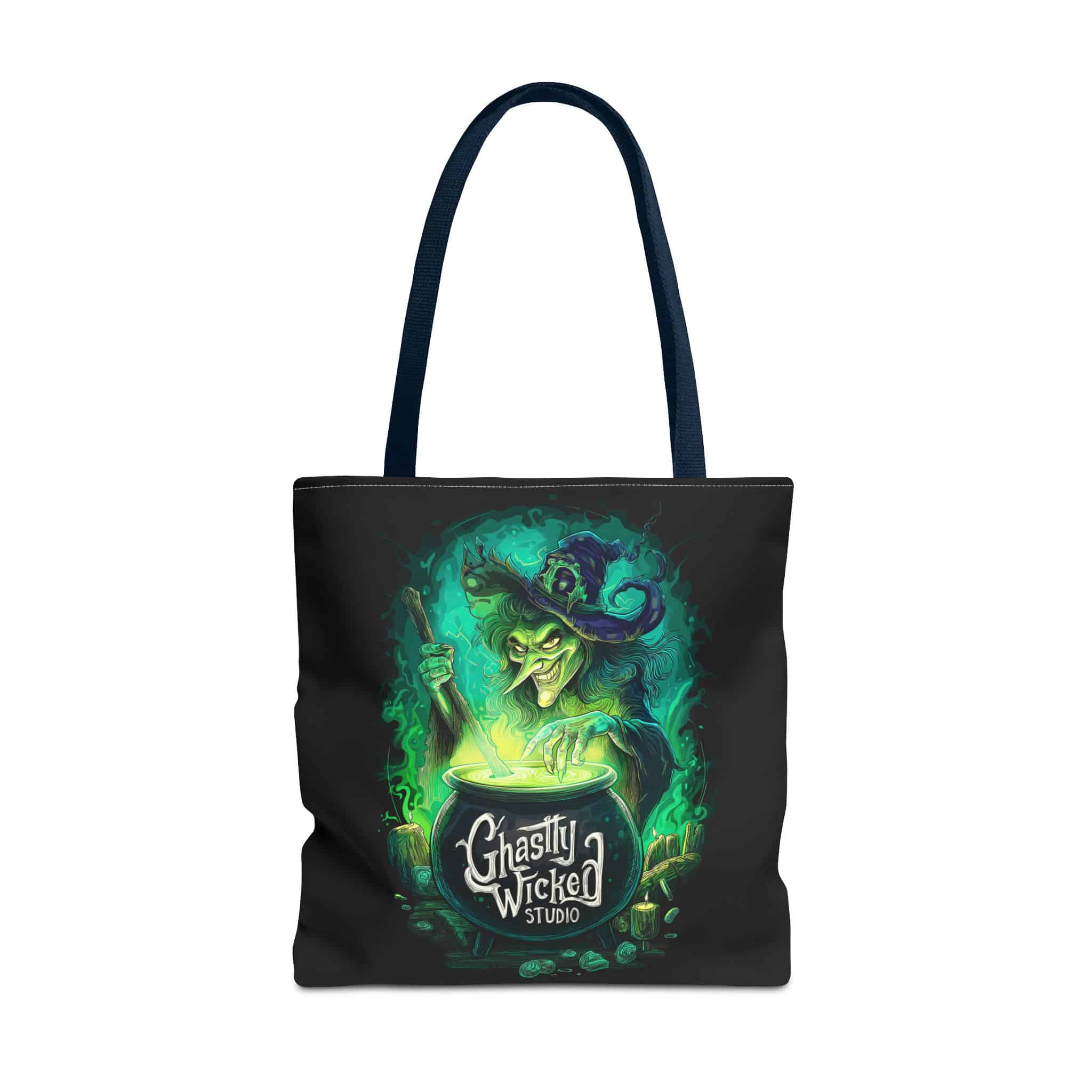 Ghastly Wicked Cauldron Witch Tote Bag (AOP) - Image 57
