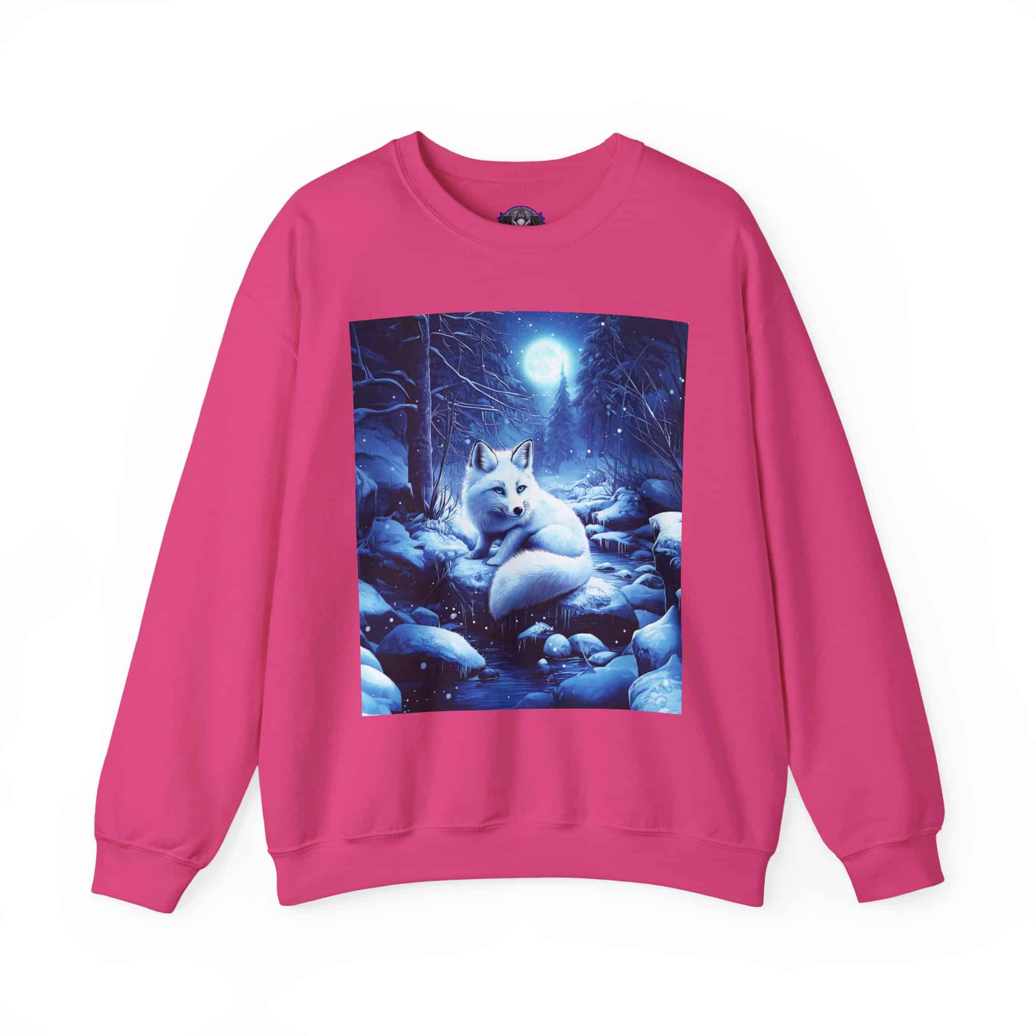 Arctic Fox by Wyldesigns Unisex Heavy Blend™ Crewneck Sweatshirt - Image 27