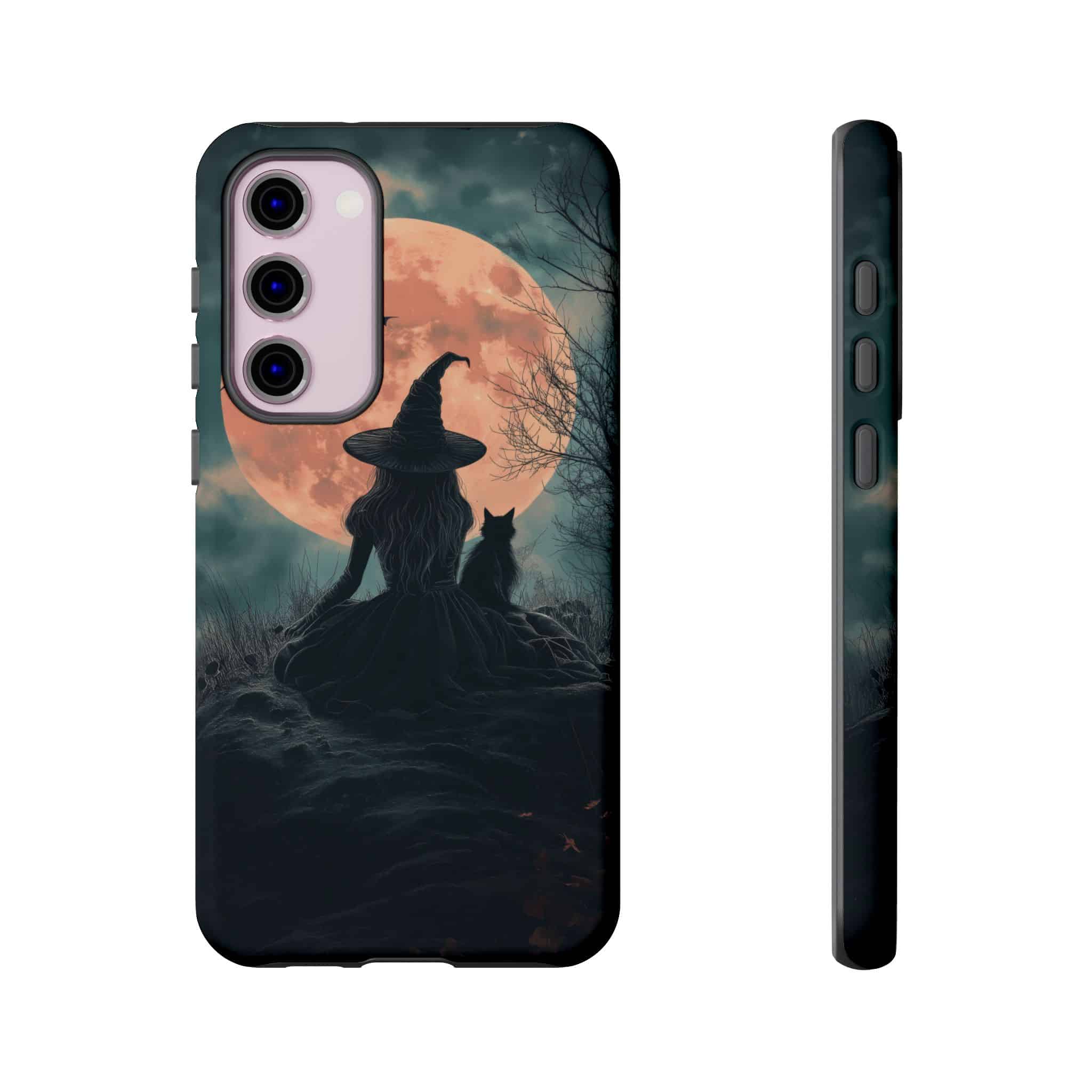 Witch With Black Cat By Moonlight #MJ-W004 Samsung S21, S22, S23, S24 Plus & Ultra Tough Cases - Image 25
