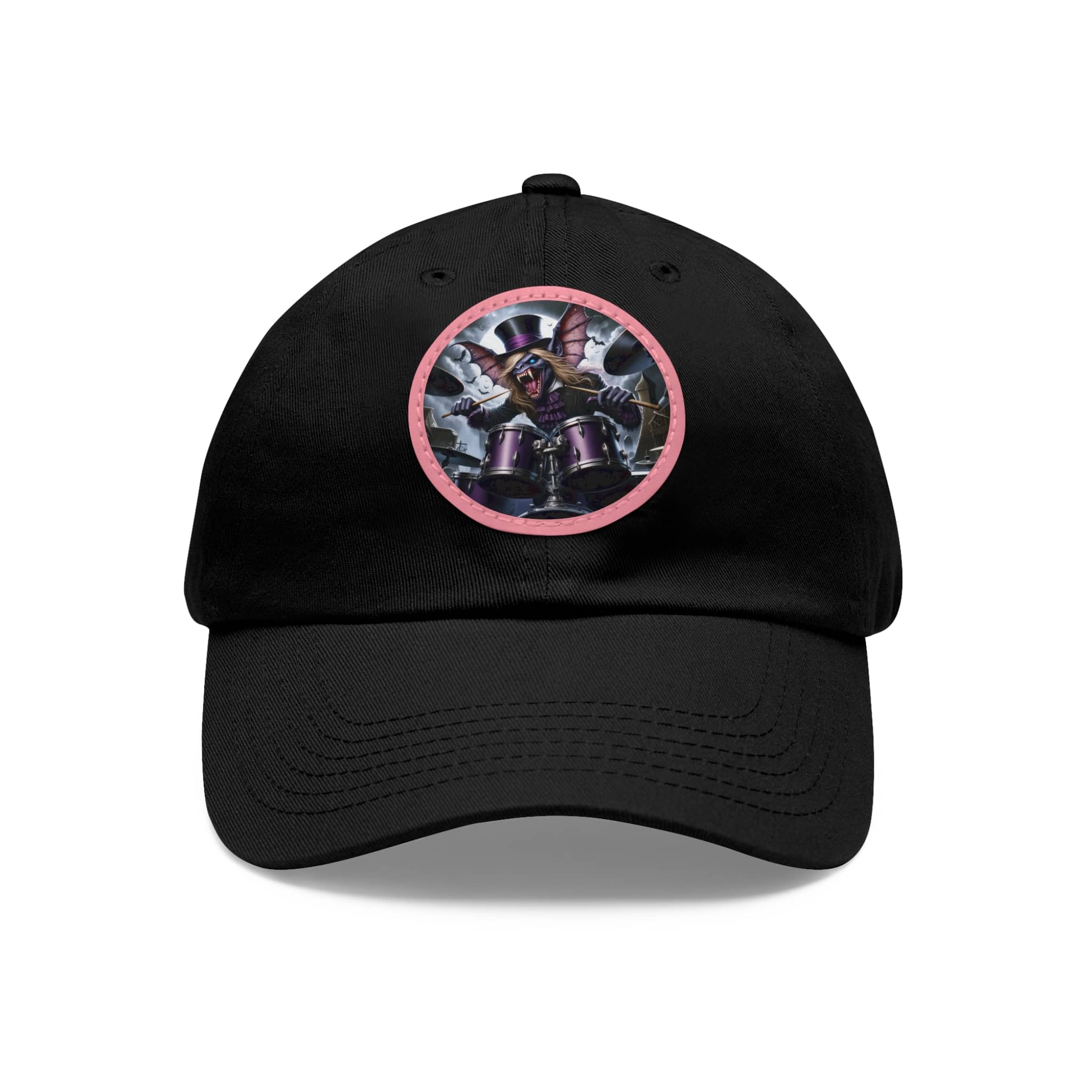 Vlad The Enforcer Bat Drummer #VTE001 Artistic Round Leather Patch Dad Hat - Stylish Casual Cap - Image 66