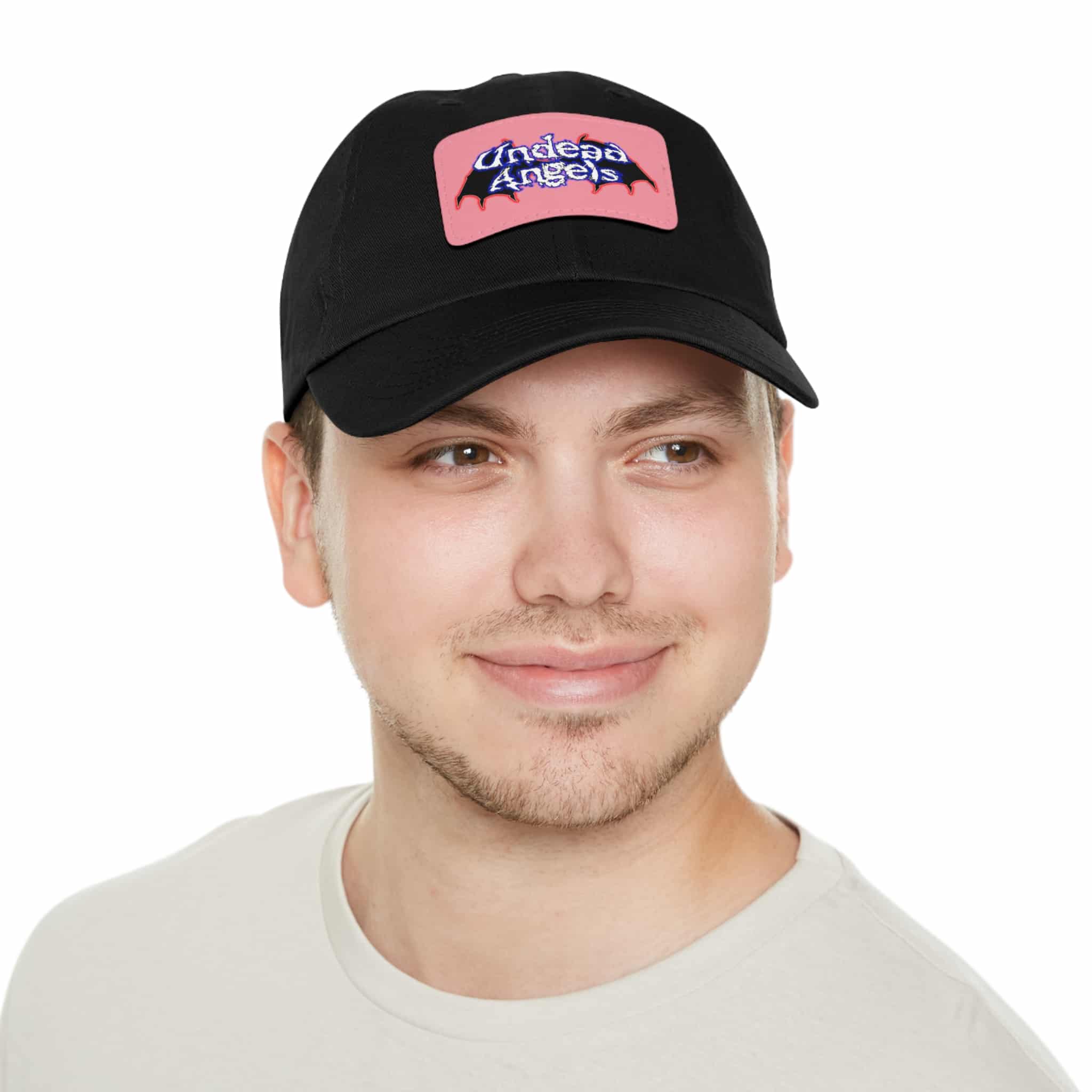 Undead Angels Logo Leather Patch Dad Hat - Casual Style for Music Lovers - Image 30