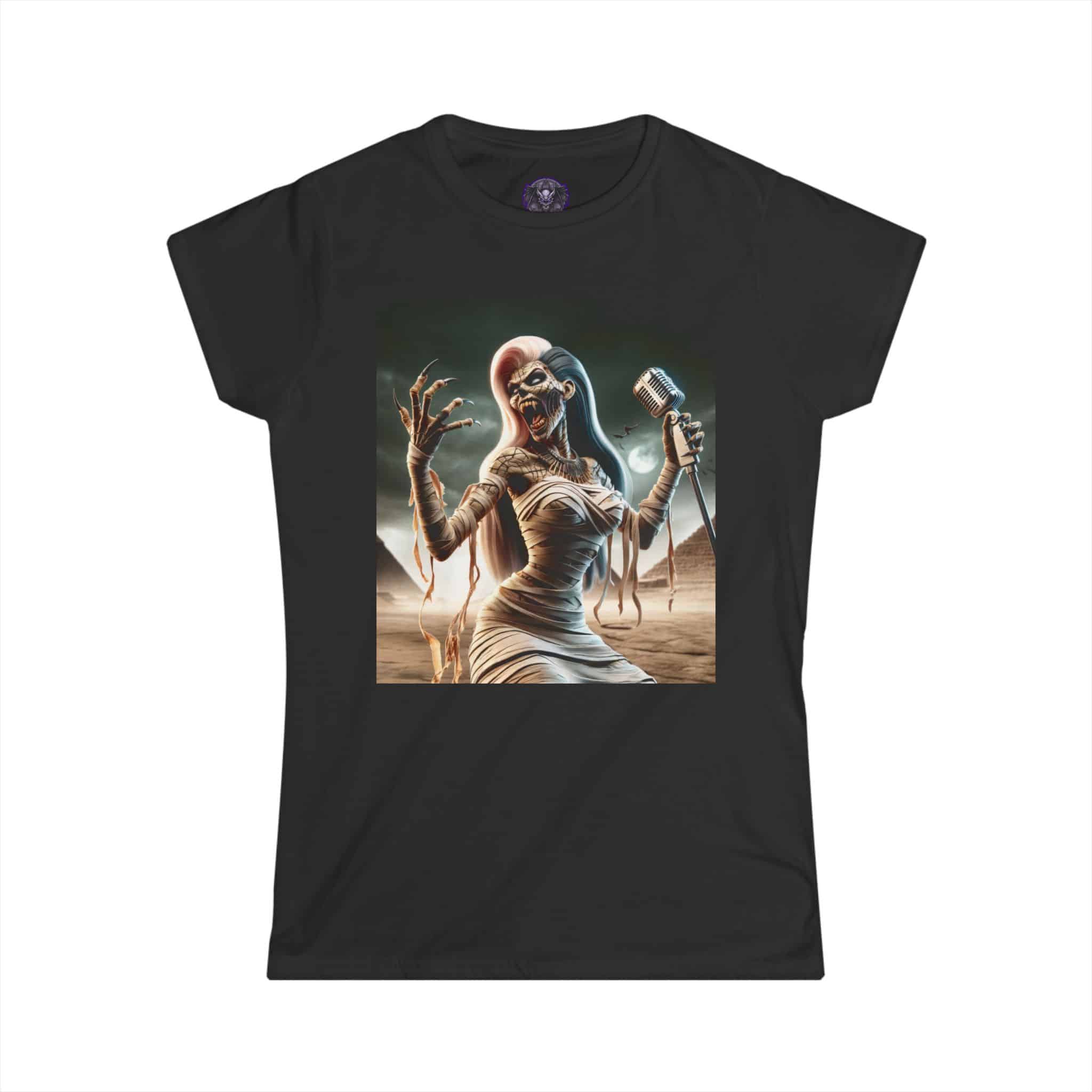 Monster Mosh 2024 Tour Mummy Goddess Singer MM-D-MG03 Women's Softstyle Tee - Image 7