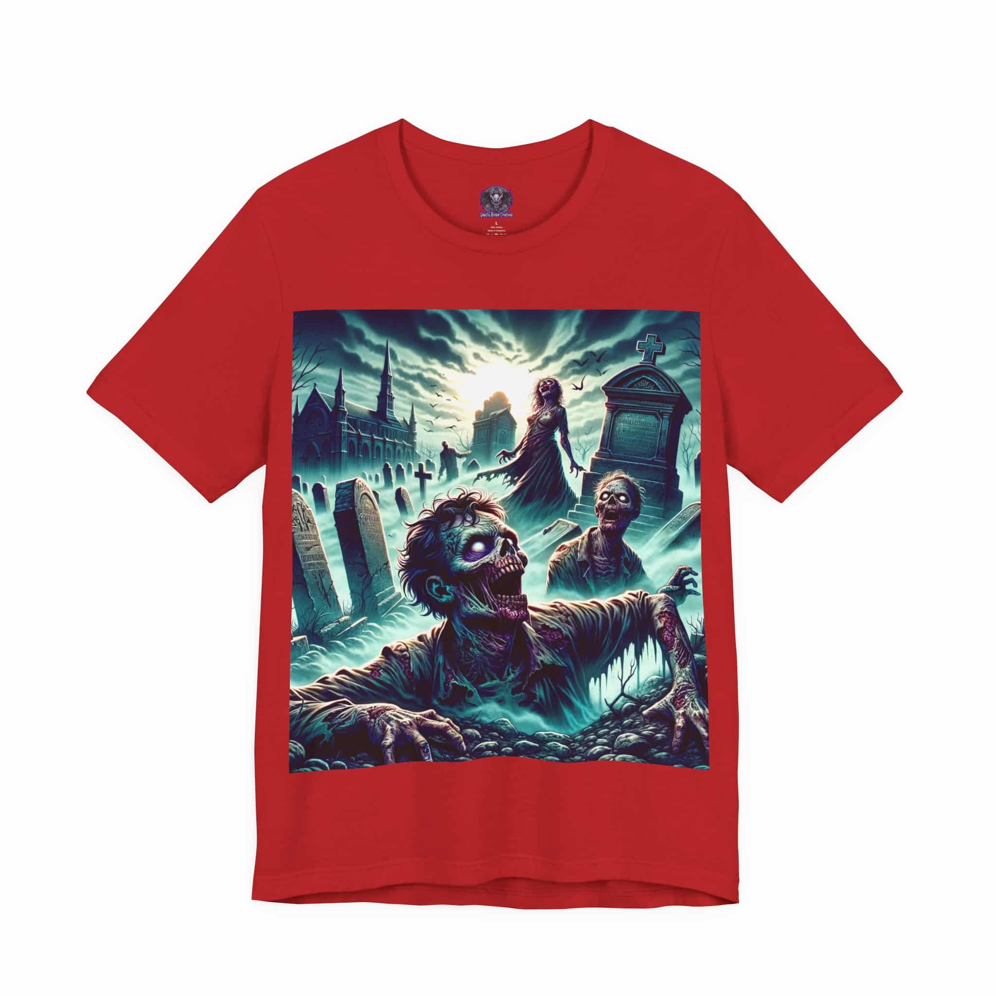 Zombies Emerge #DZ-003 Unisex Jersey Short Sleeve Tee - Image 33