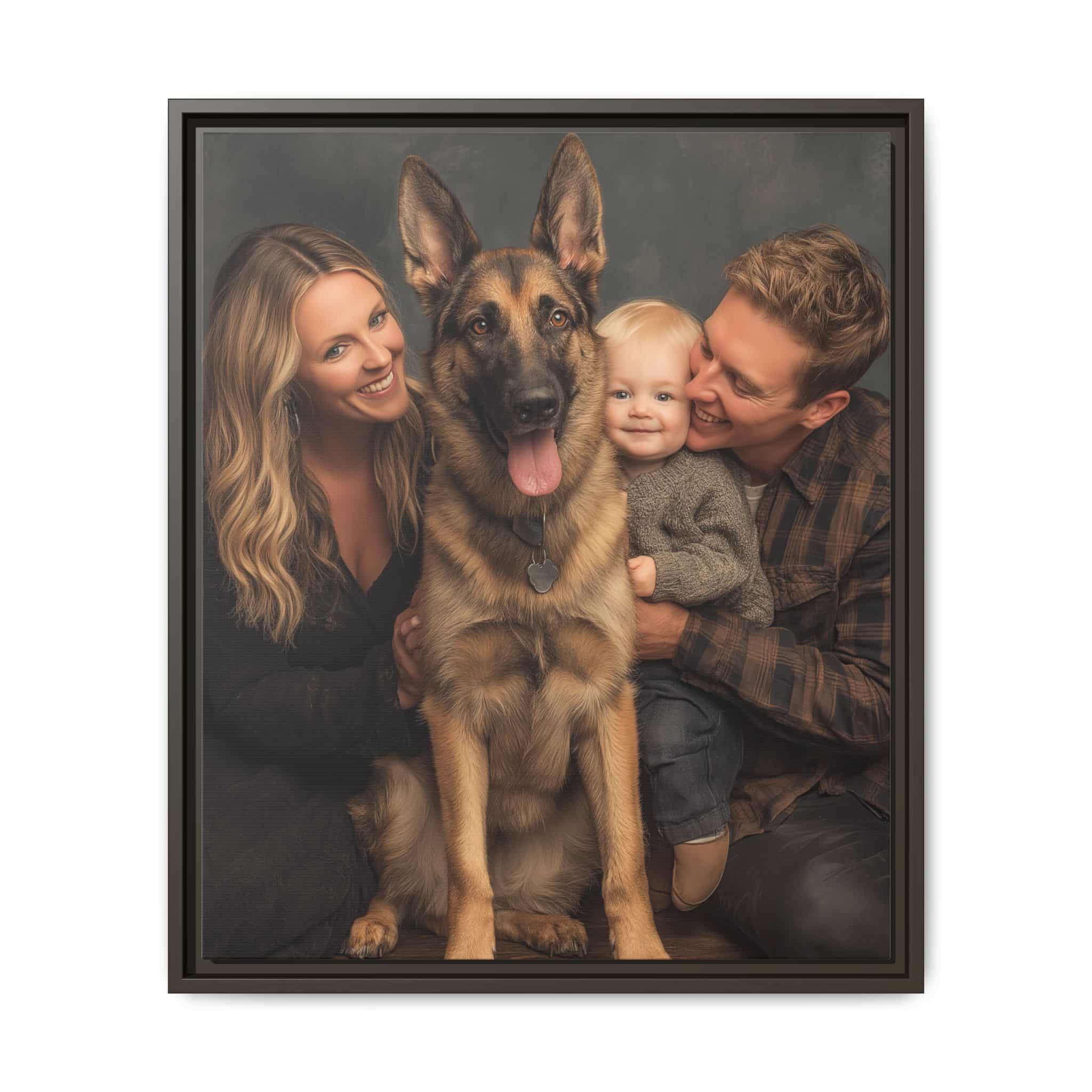 Personalized Framed Family Canvas Wall Art Vertical Multiple Sizes Available - Image 173