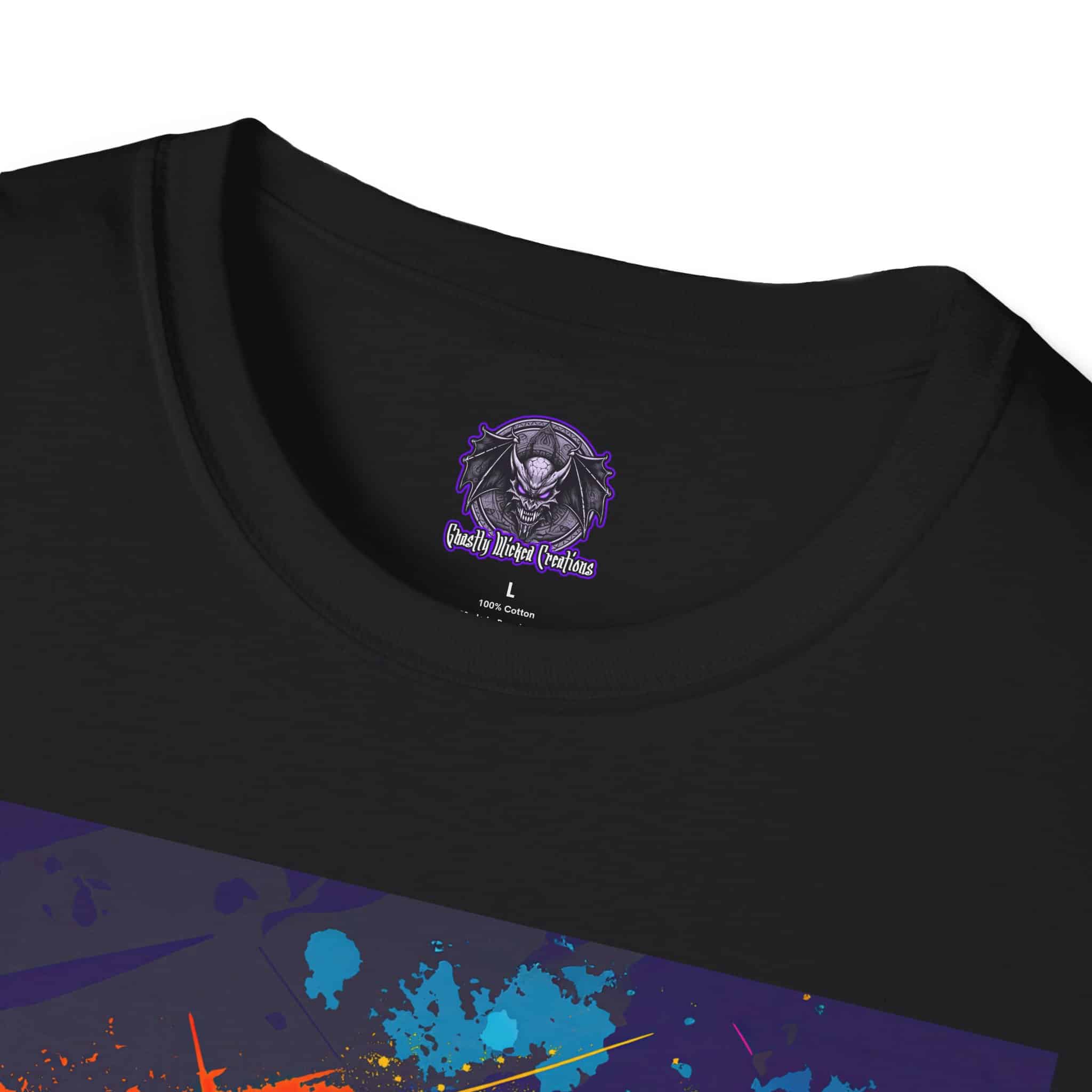 Frankenstein Pop Art 60's Style Unisex T-Shirt - Image 11