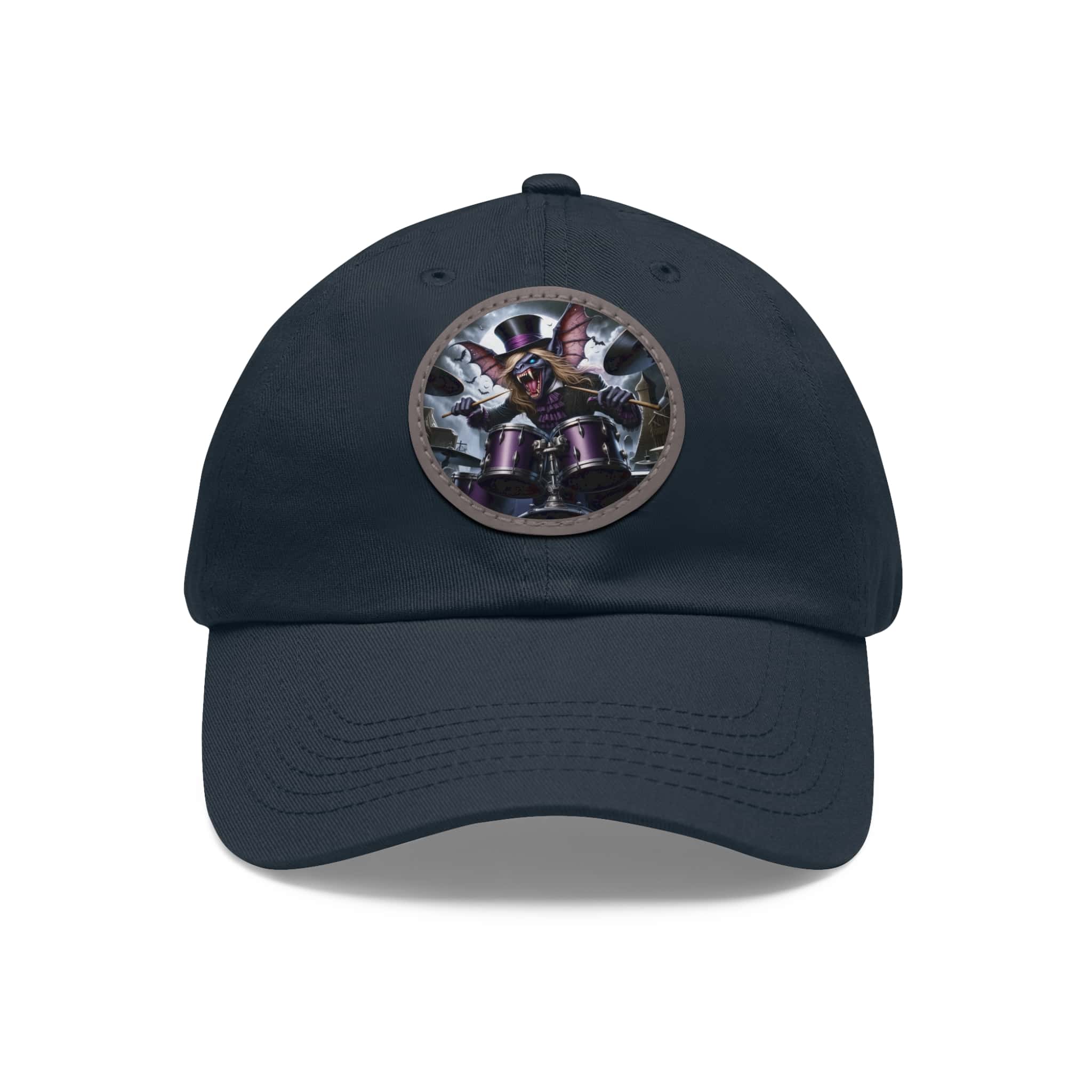 Vlad The Enforcer Bat Drummer #VTE001 Artistic Round Leather Patch Dad Hat - Stylish Casual Cap - Image 76