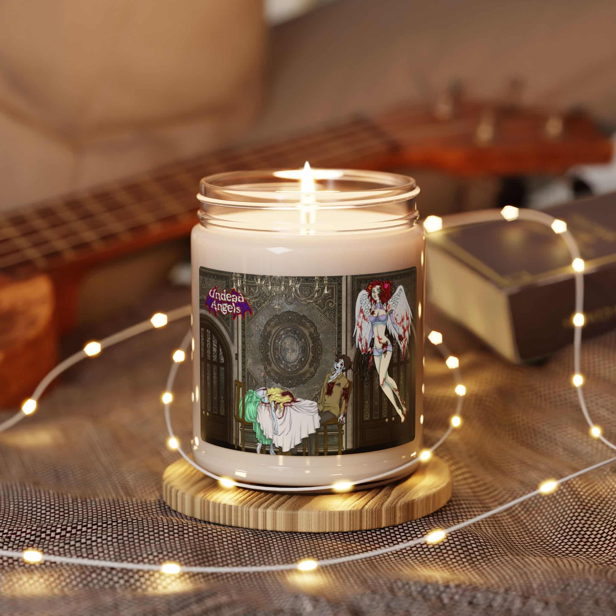 Undead Angel Valentine's Zombie Cupid Scarlet – Classic Art Scented Soy Candle, 9oz - Image 31