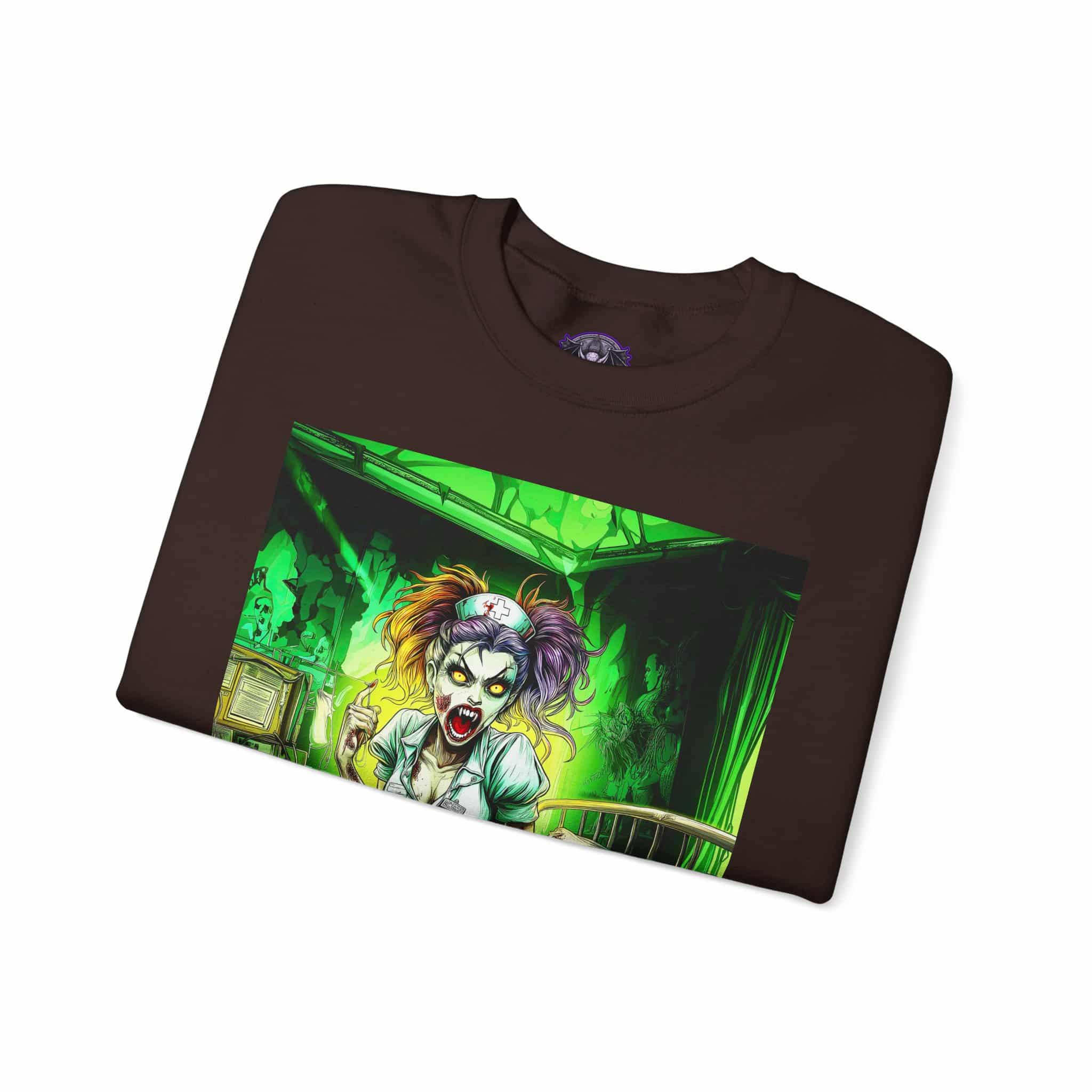Undead Angels Zombie Nurse Lexi 002 Unisex Heavy Blend™ Crewneck Sweatshirt - Image 19
