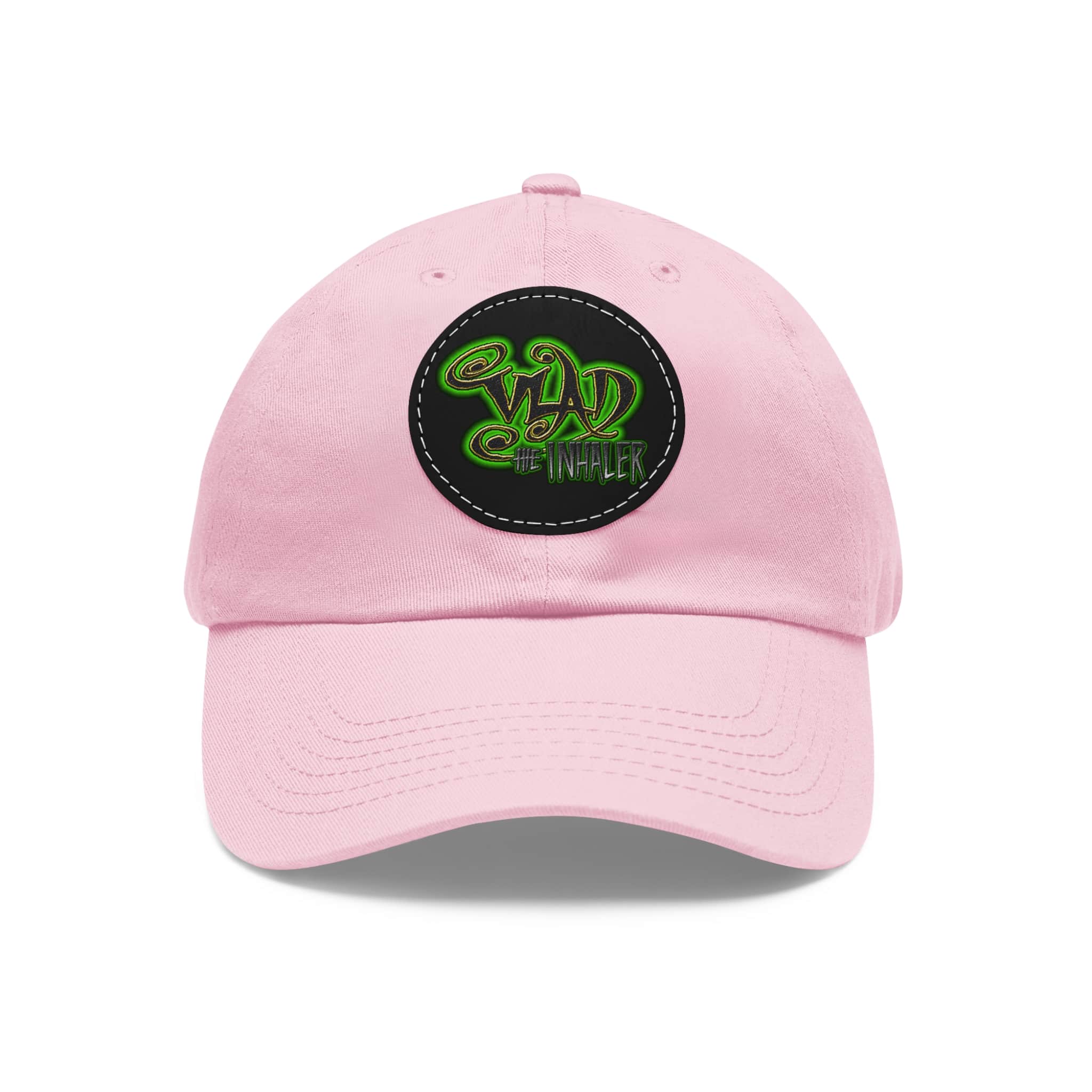 Vlad The Inhaler Band Artistic Round Leather Patch Dad Hat - Stylish Casual Cap - Image 91
