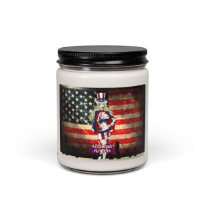Undead Angel Zombie Patriot Samantha – Classic Art Scented Soy Candle, 9oz