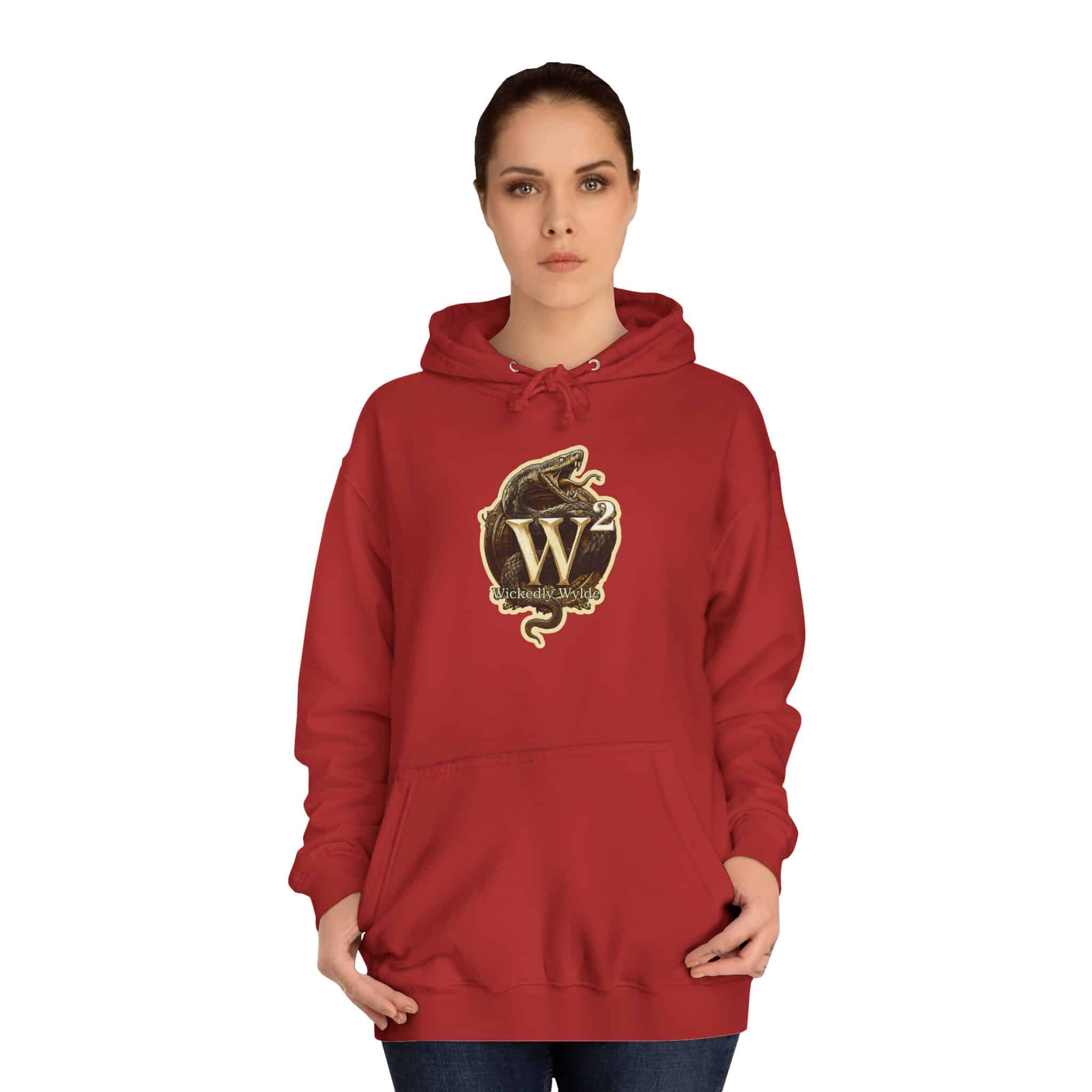 Mama Cat & Kittens WD-M001 By Wyldesigns Unisex College Hoodie - Image 4
