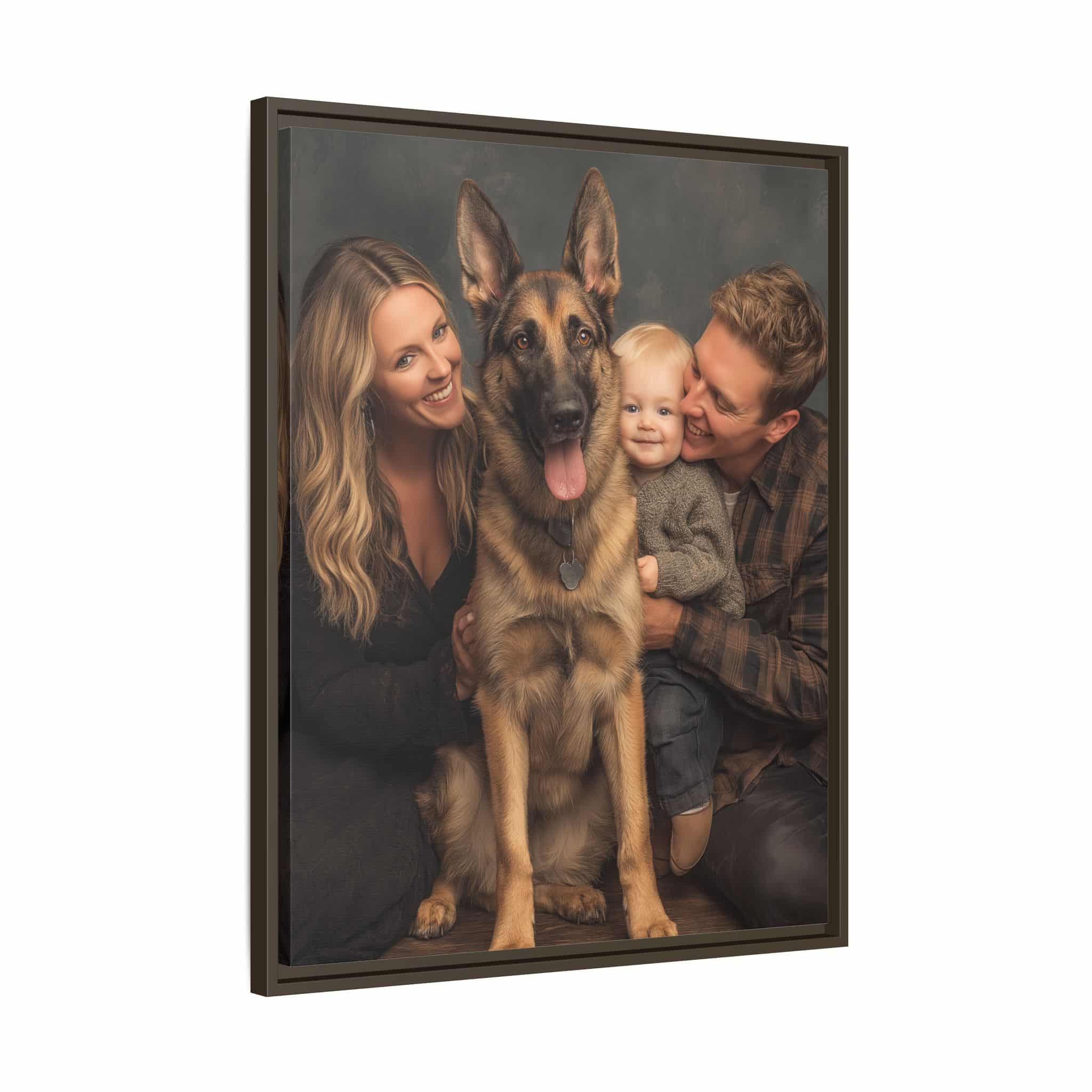 Personalized Framed Family Canvas Wall Art Vertical Multiple Sizes Available - Image 114