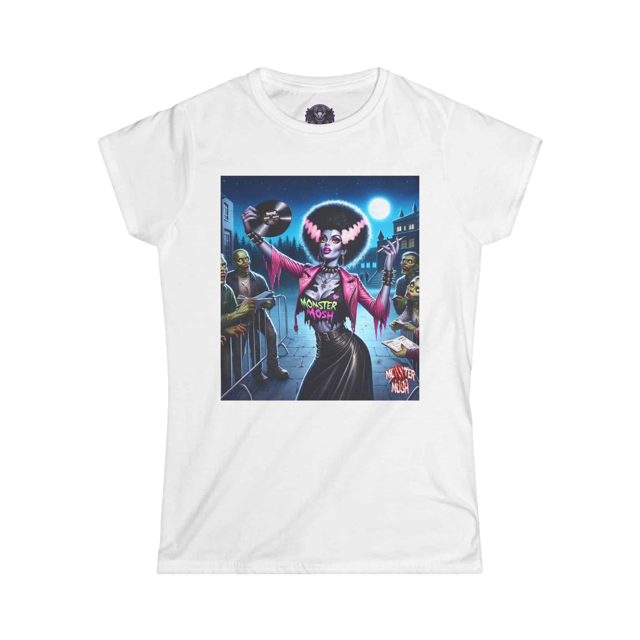 Monster Mosh 2024 Tour Lily Singer MM-D011 Women's Softstyle Tee - Image 13