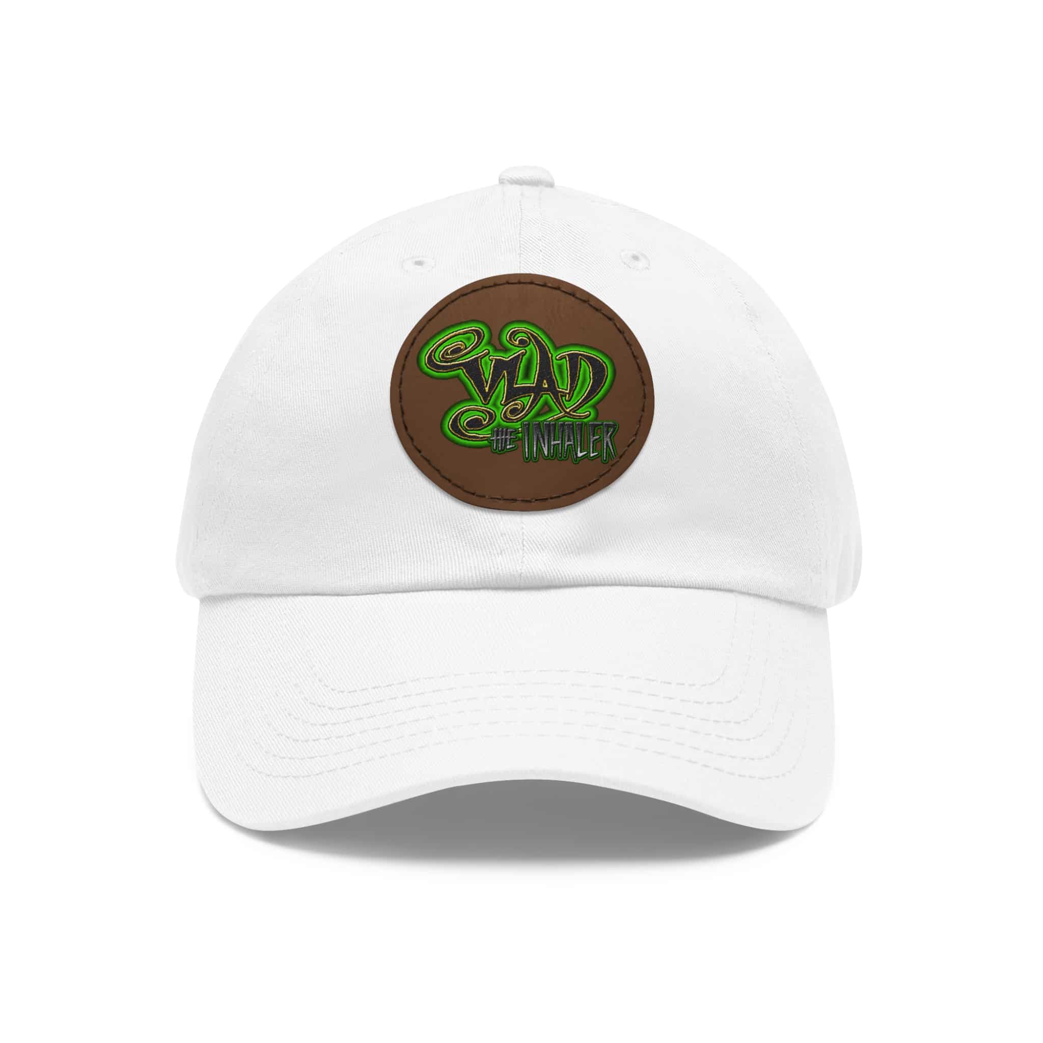 Vlad The Inhaler Band Artistic Round Leather Patch Dad Hat - Stylish Casual Cap - Image 31