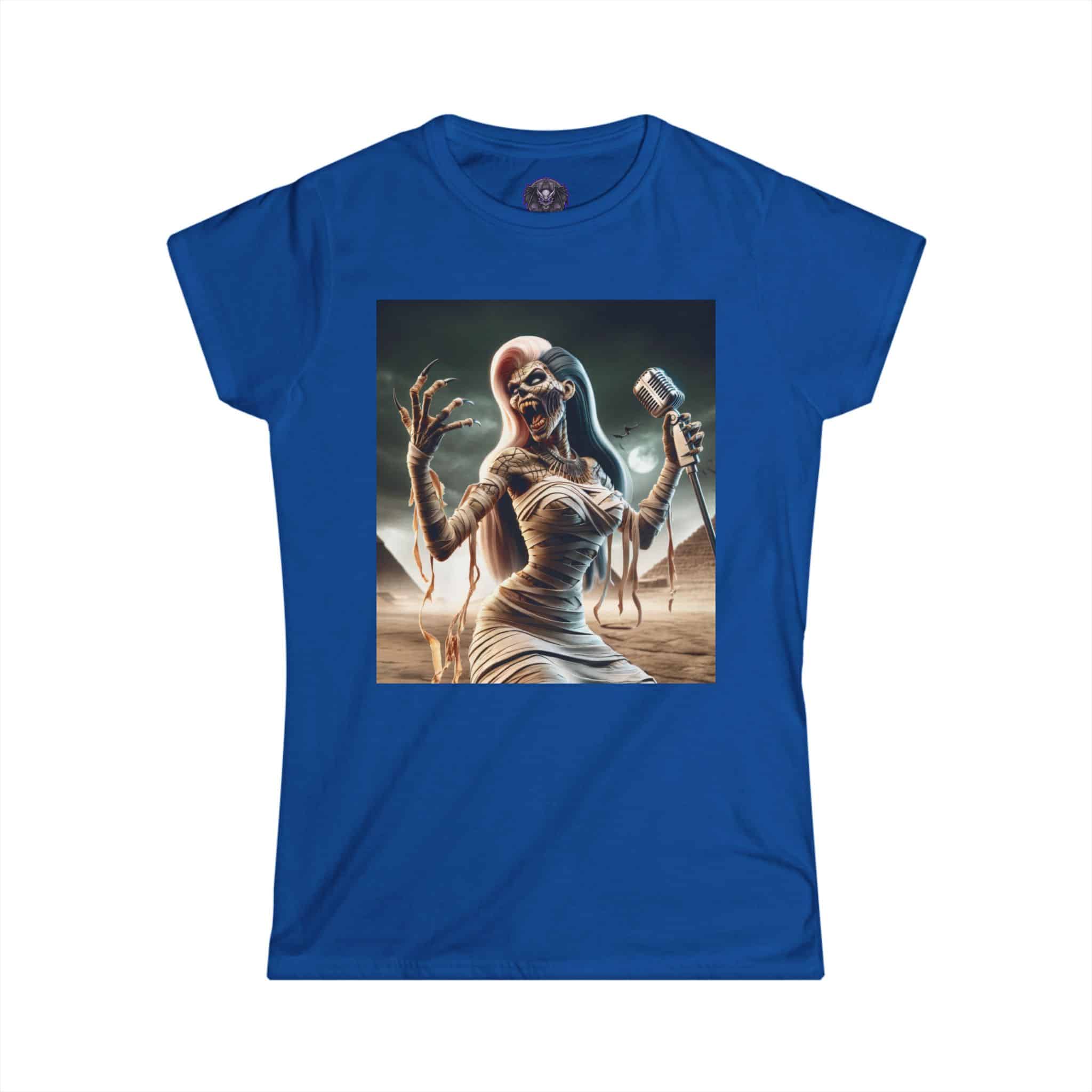 Monster Mosh 2024 Tour Mummy Goddess Singer MM-D-MG03 Women's Softstyle Tee - Image 25