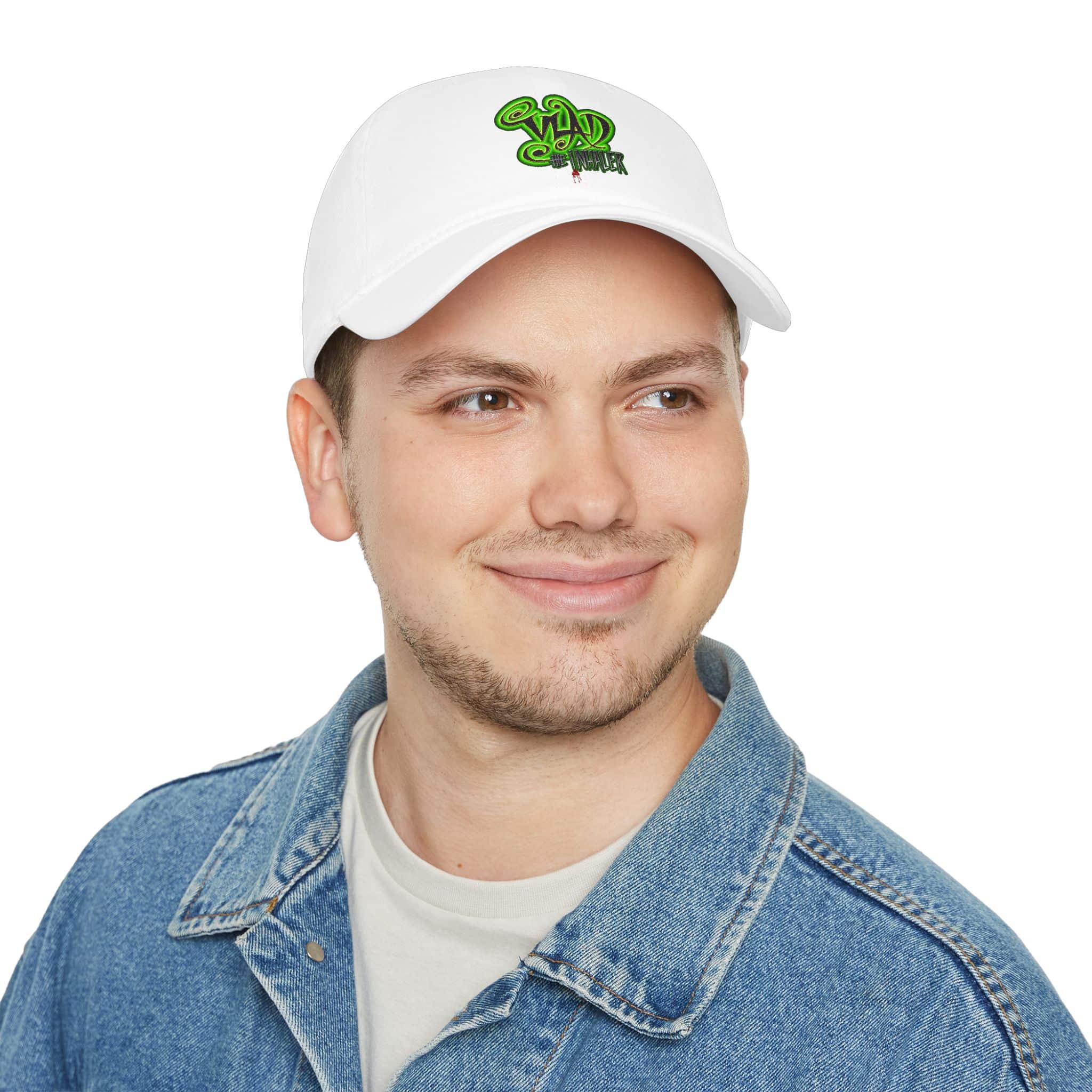 Vlad The Inhaler Logo Low Profile Baseball Cap - Image 28