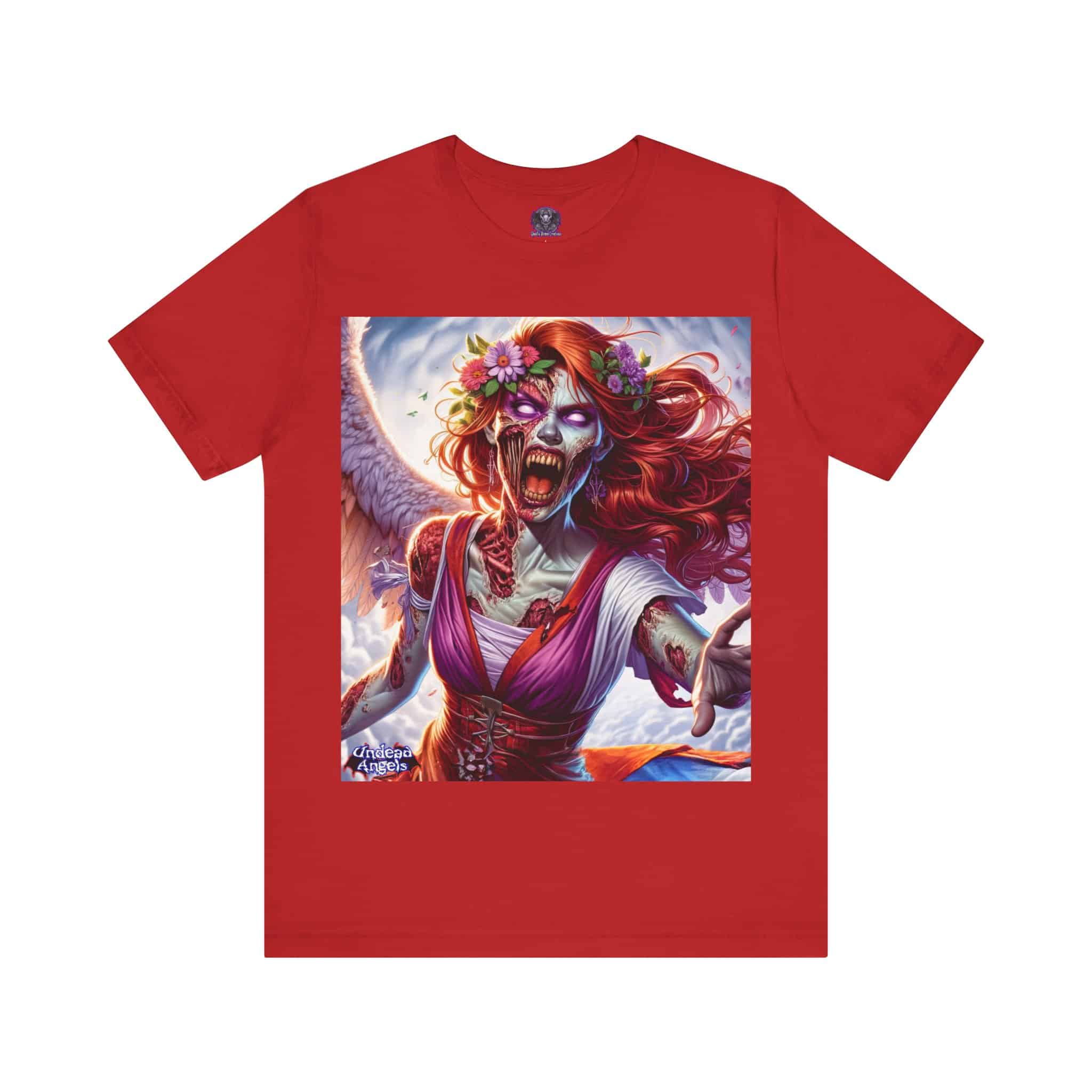 Scarlet Undead Angels Zombie Cupid #DSZ-004C Unisex Jersey Short Sleeve Tee - Image 17