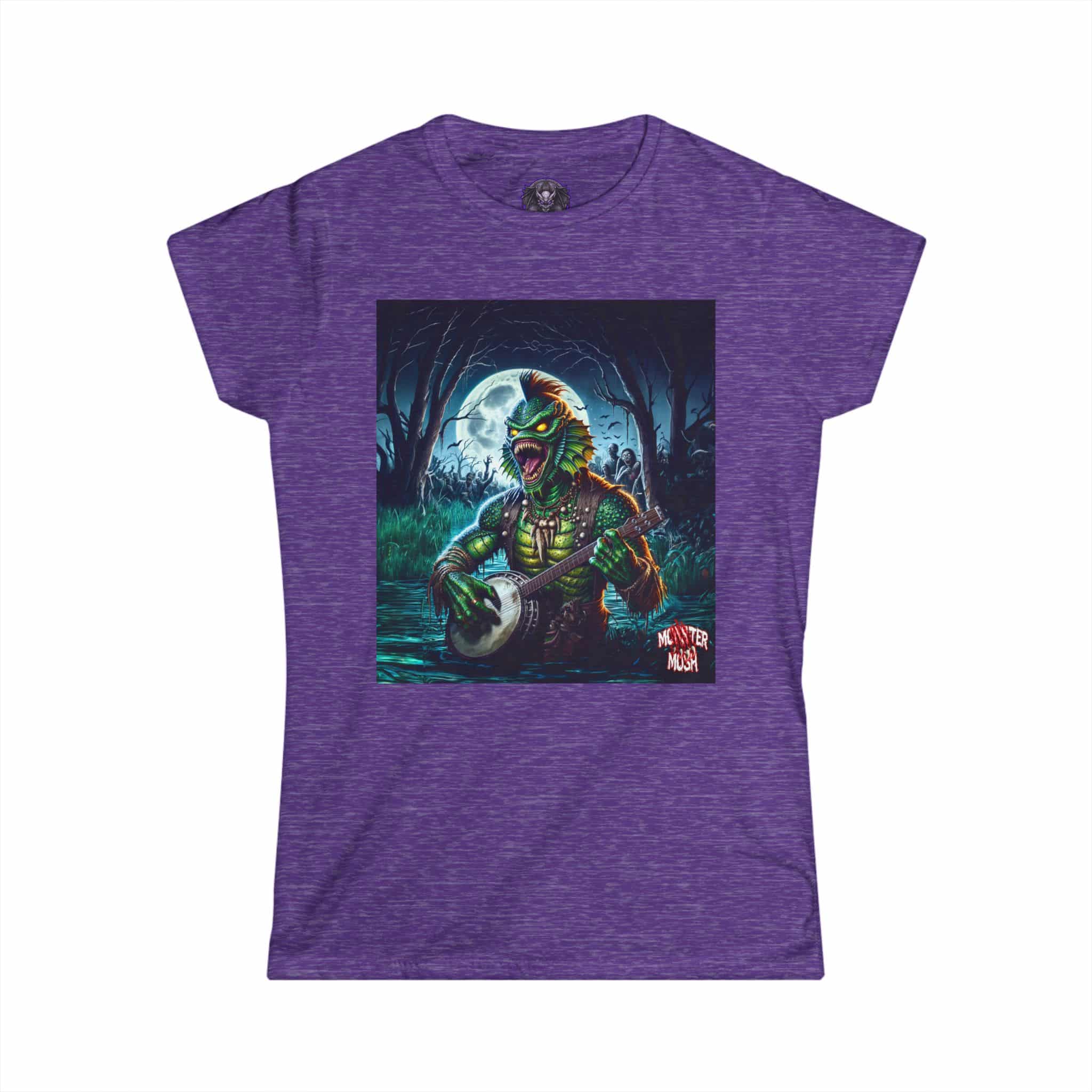 Monster Mosh 2024 Tour Gill On Banjo MM-D005 Women's Softstyle Tee - Image 31