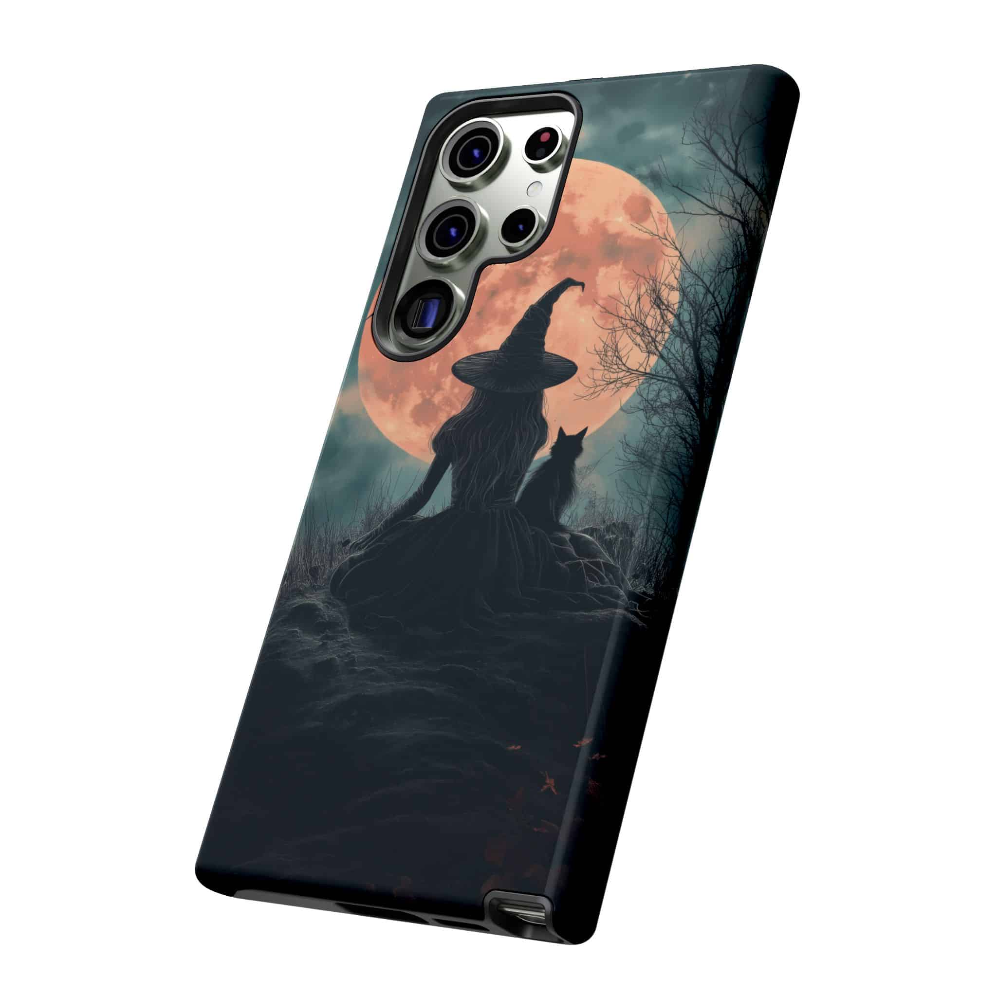 Witch With Black Cat By Moonlight #MJ-W004 Samsung S21, S22, S23, S24 Plus & Ultra Tough Cases - Image 30