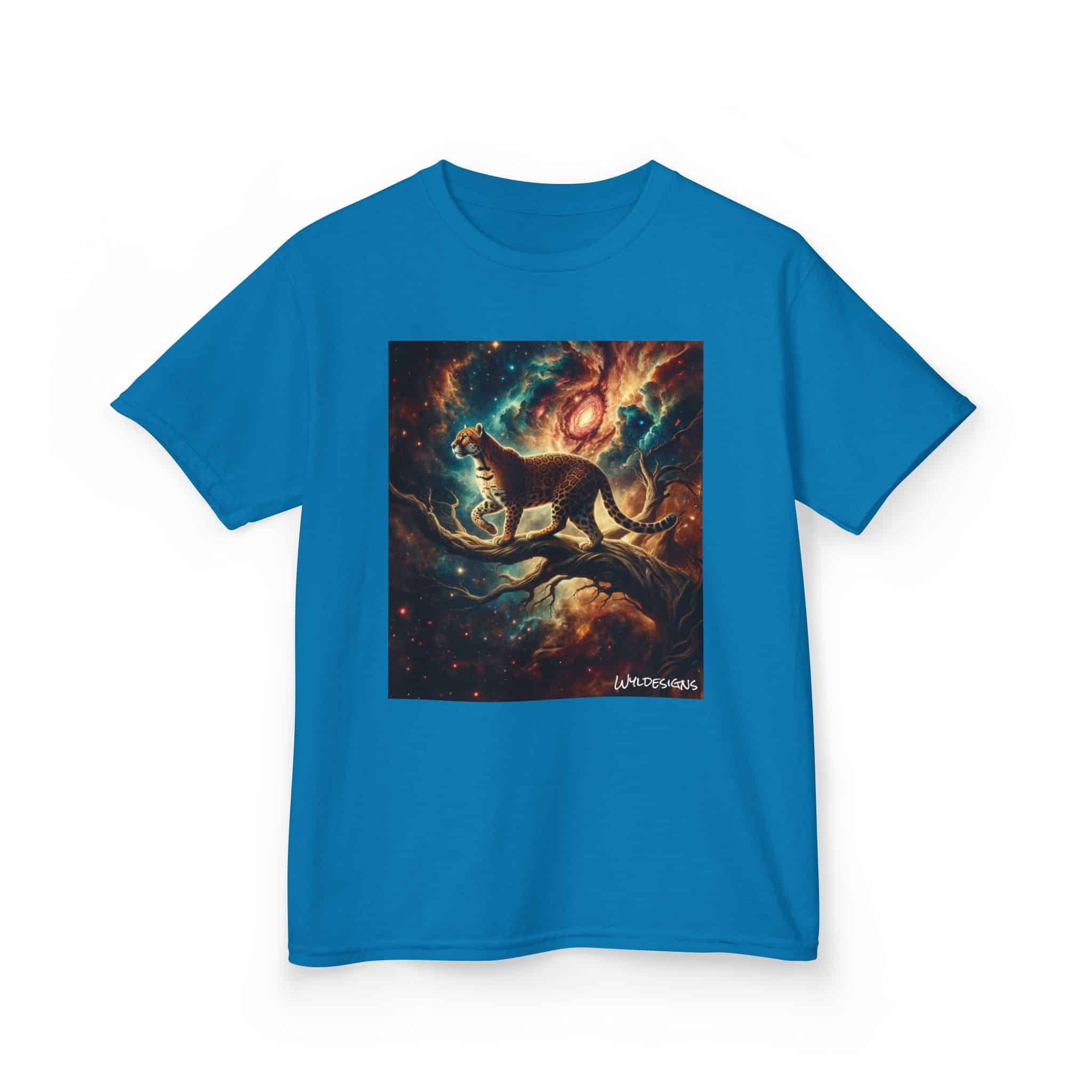 Cosmic Leopard WD-D011 By Wyldesigns Kids Heavy Cotton™ Tee - Image 11