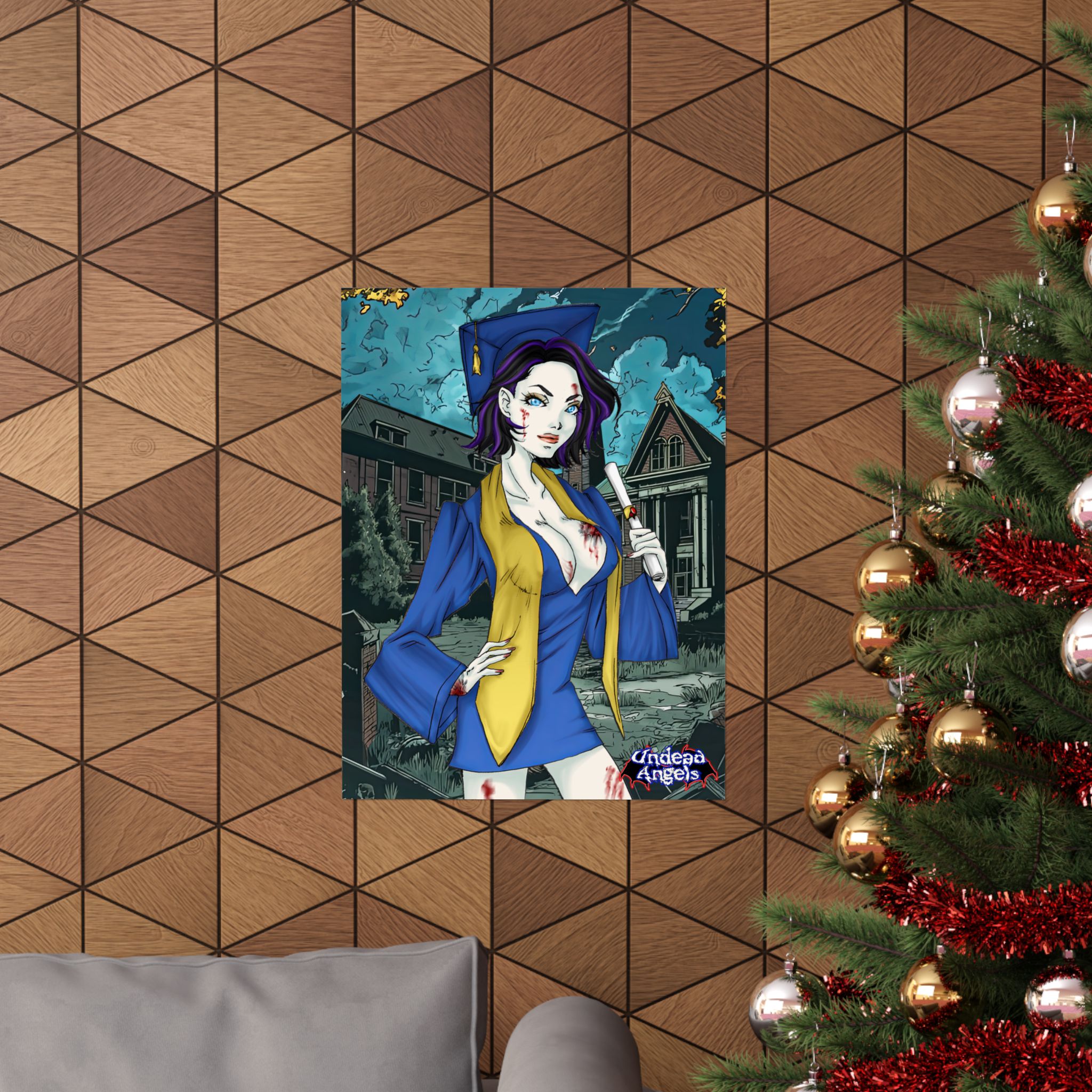 Tiffany Undead Angel Graduate - Classic Art Matte Vertical Posters - Image 4