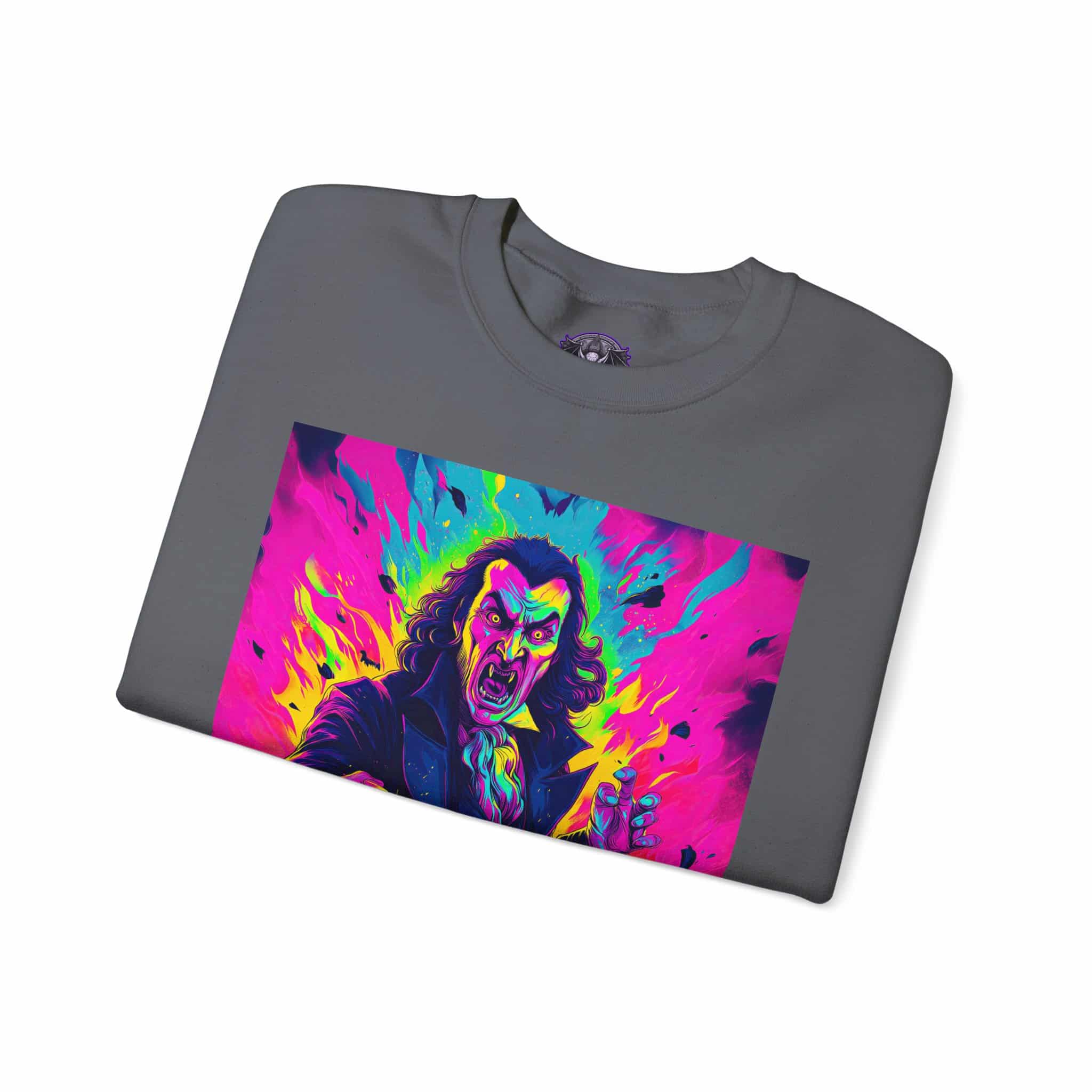 Dracula II Pop 60’s Art Style Unisex Heavy Blend™ Crewneck Sweatshirt - Image 39