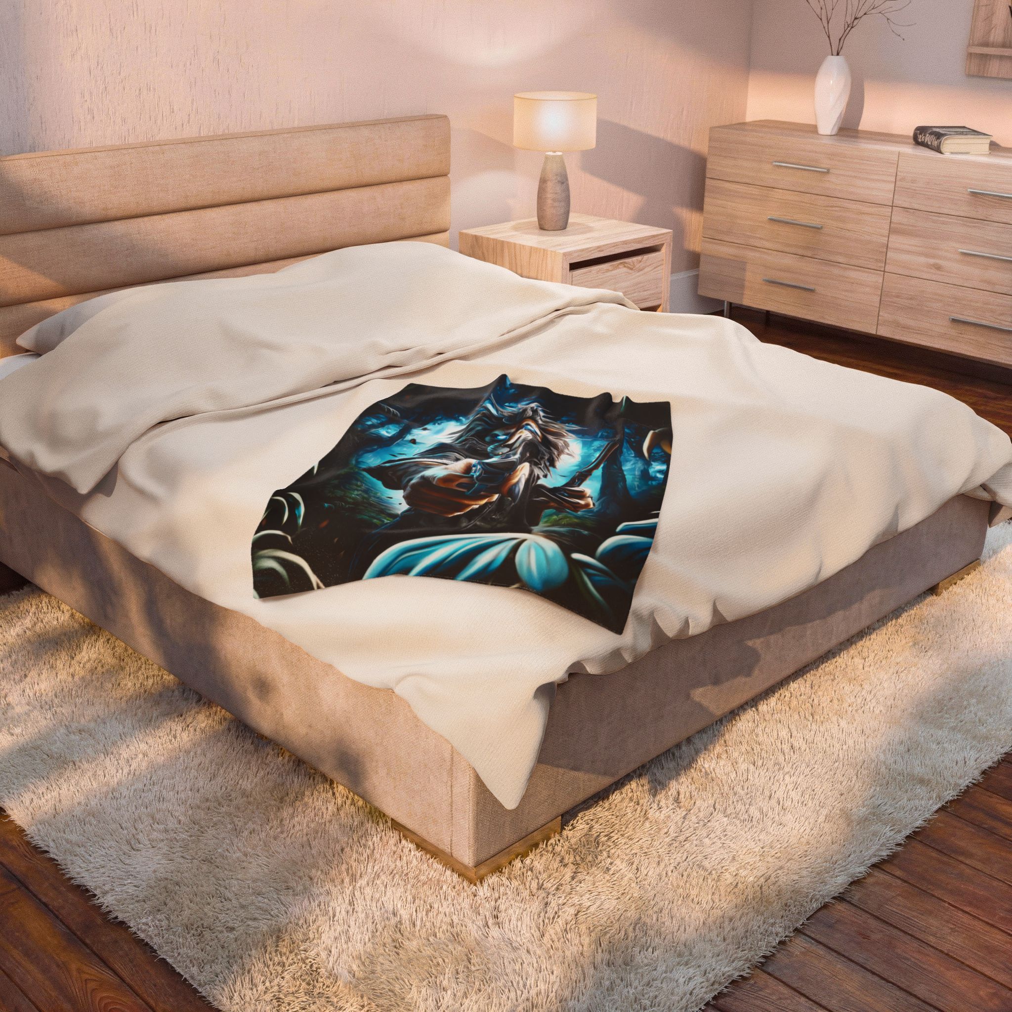 Arm The Animals: Hunter Lion #AA030 Plush Blanket, Cozy Throw for Fall Decor, - Image 20