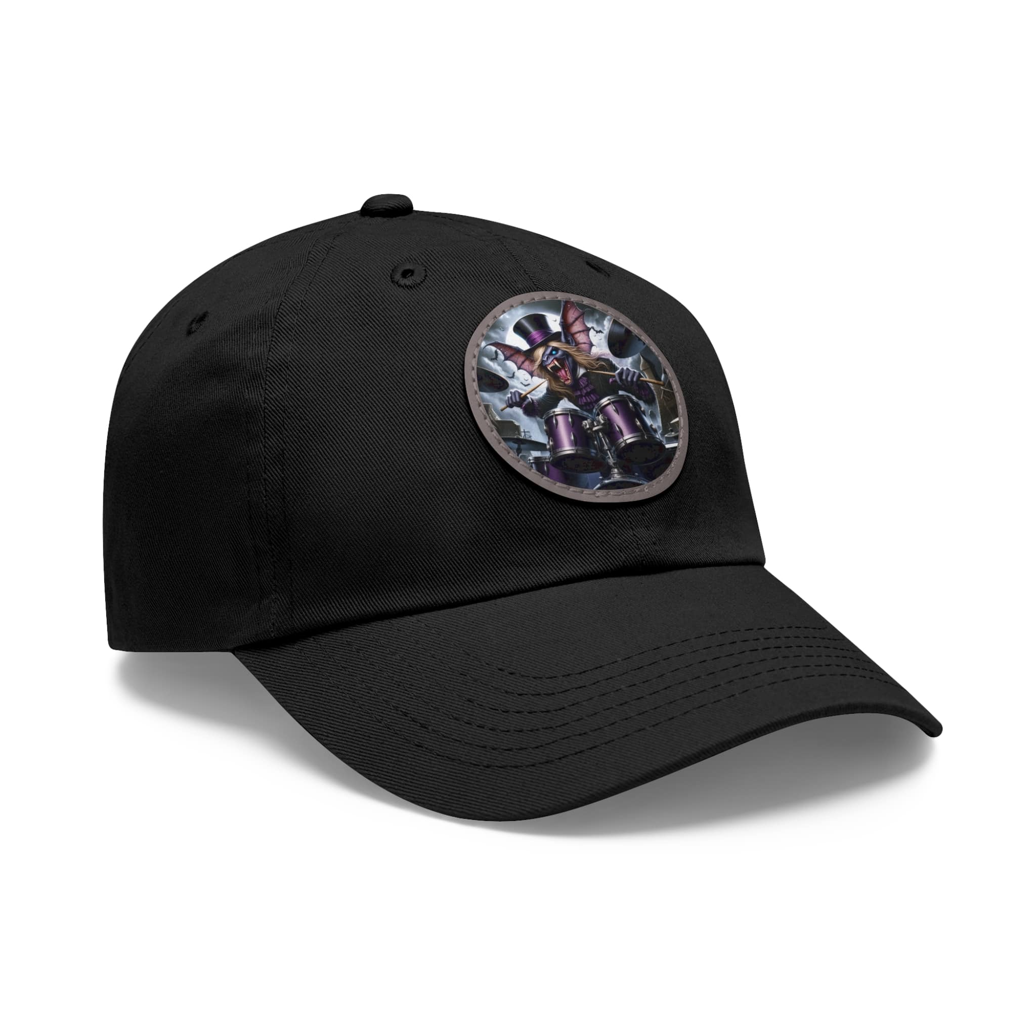Vlad The Enforcer Bat Drummer #VTE001 Artistic Round Leather Patch Dad Hat - Stylish Casual Cap - Image 62