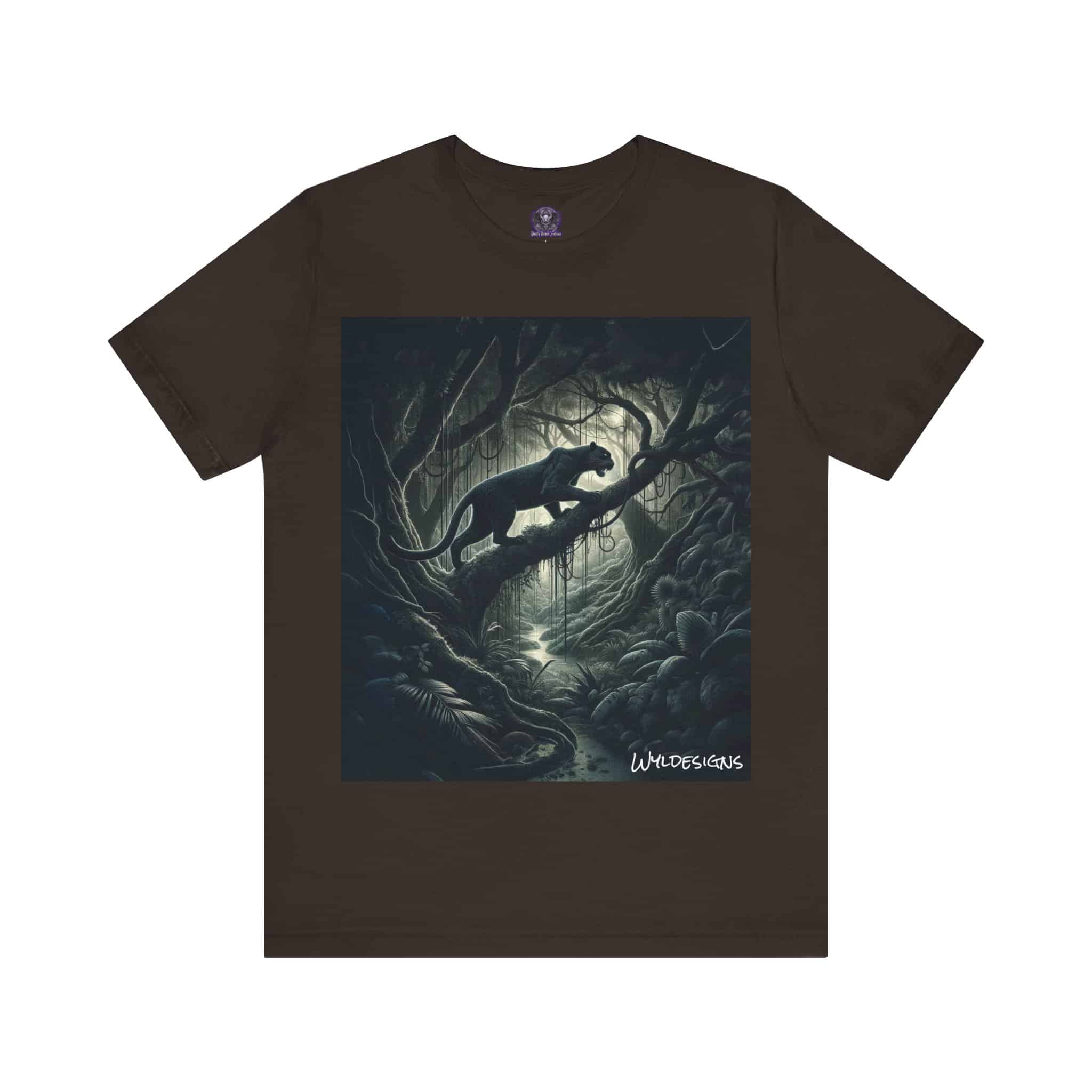 Black Panther WD-D002 By Wyldesigns Unisex Jersey Short Sleeve Tee - Image 5