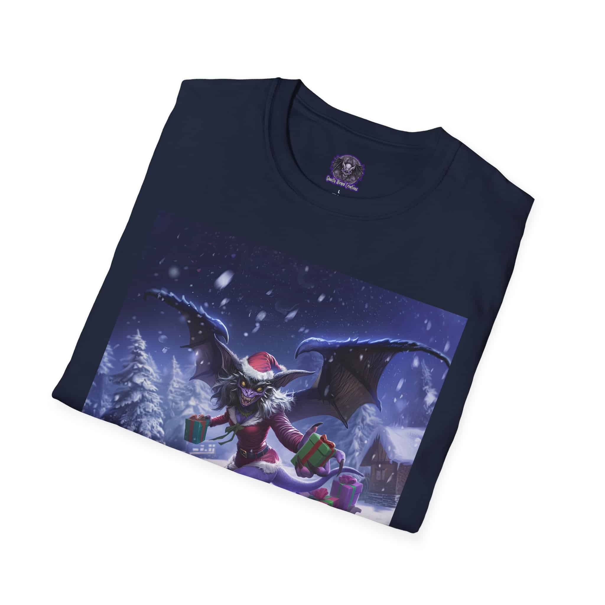 Gift Giving Gremlin Elf I Unisex T-Shirt Christmas - Image 8