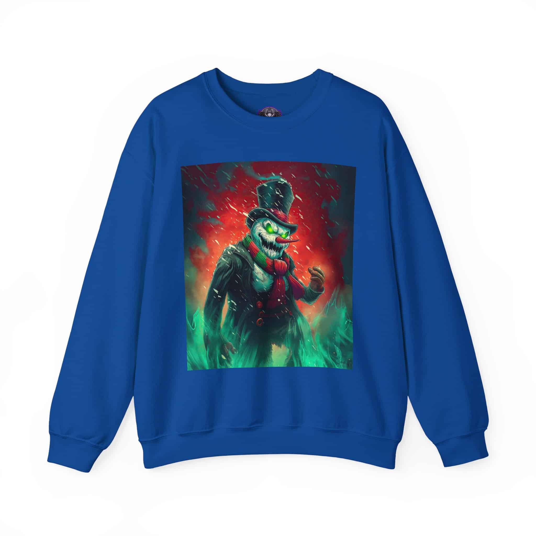 Sadistic Snowman II Unisex Heavy Blend™ Crewneck Sweatshirt Christmas - Image 34