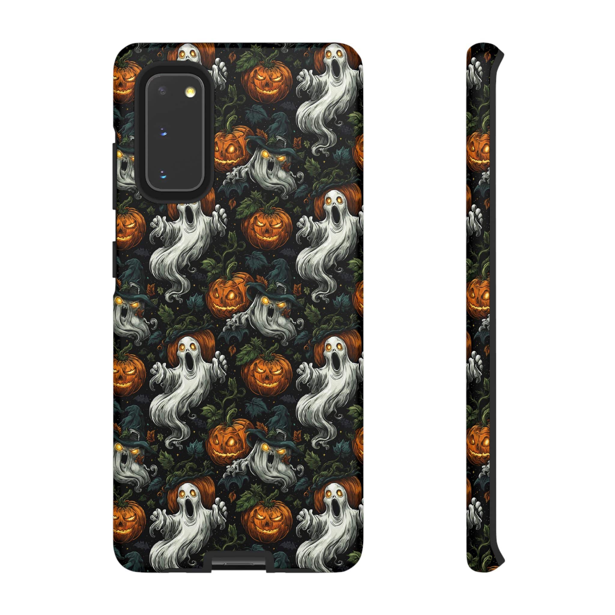 Ghosts & Pumpkins Pattern 1 Samsung & iPhone Ultra Tough Cases - Image 46