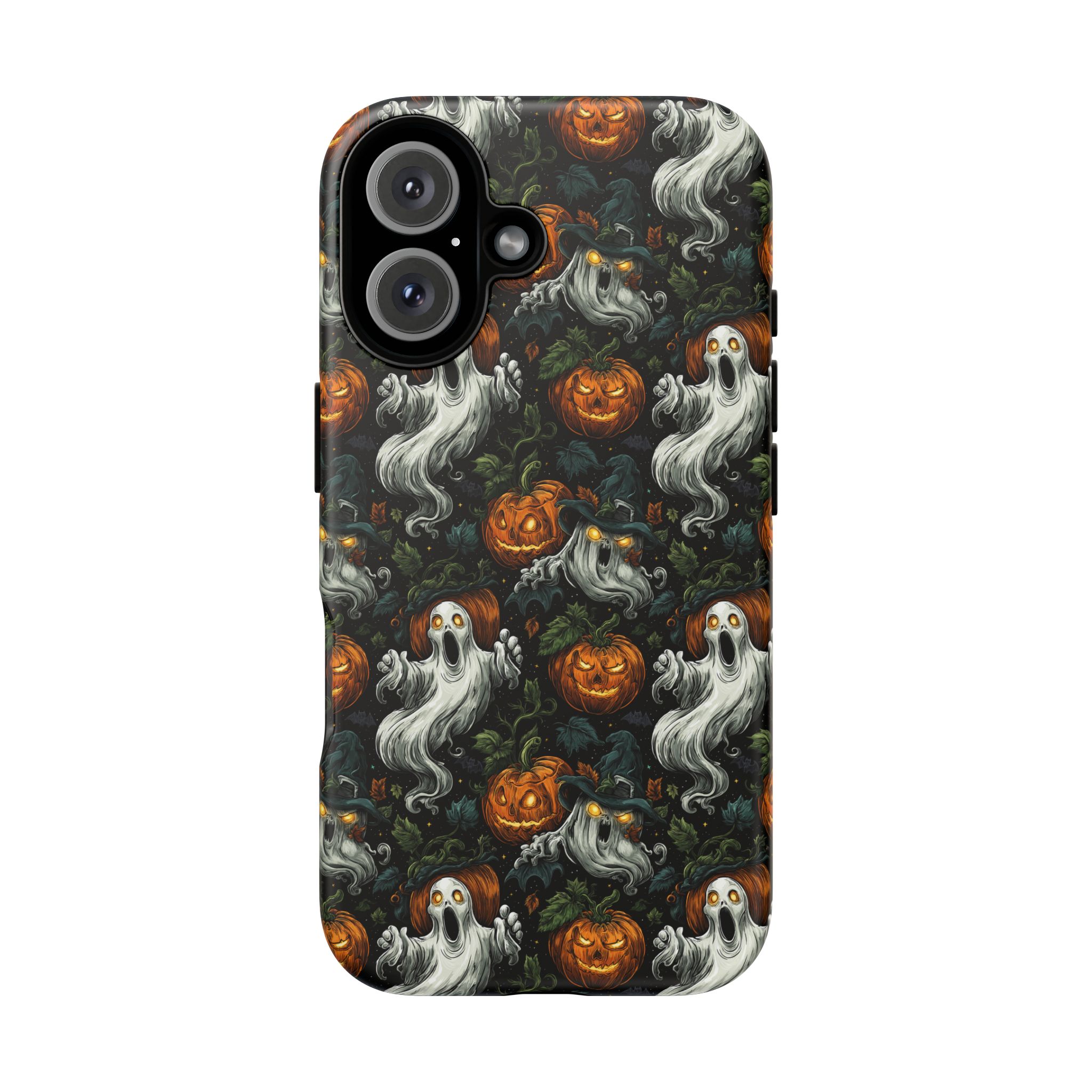Ghosts & Pumpkins Pattern 1 Samsung & iPhone Ultra Tough Cases - Image 99