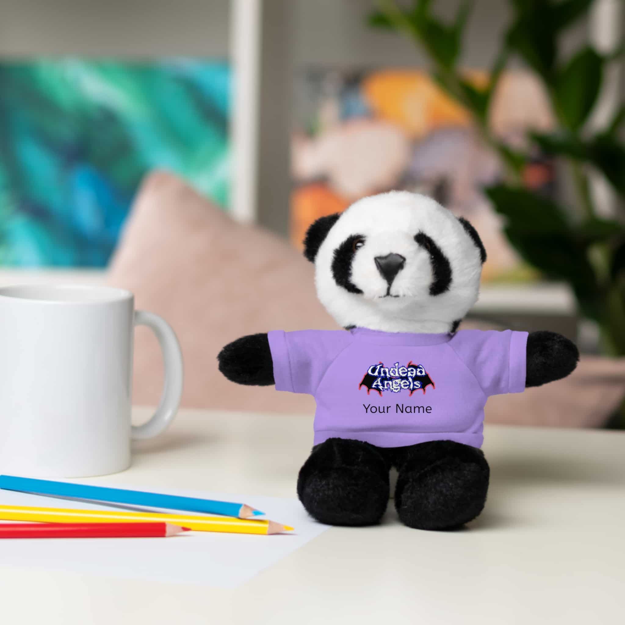 Personalized 8 Inch Stuffed Animals Wearing Undead Angels Tee Assortment - Image 51