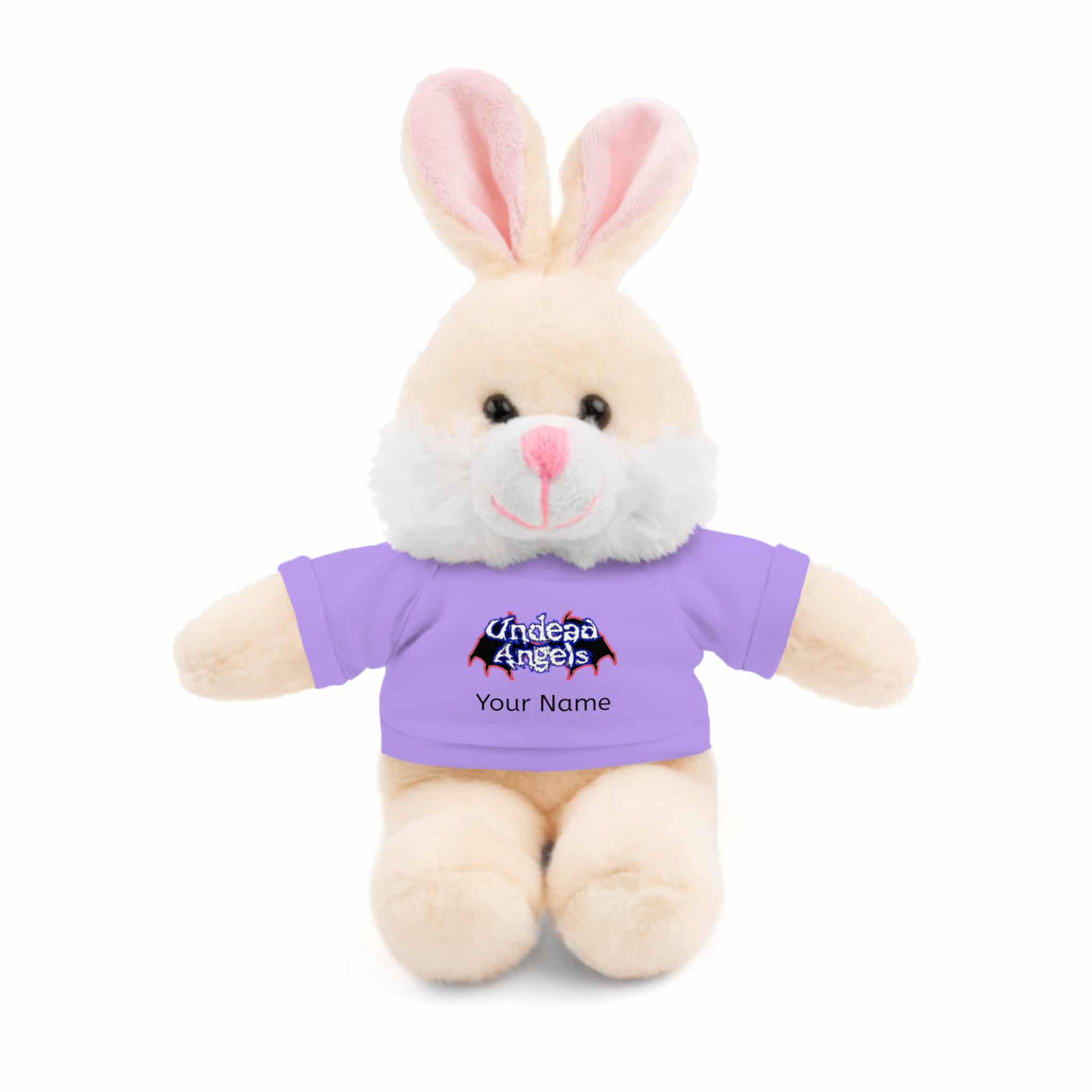 Personalized 8 Inch Stuffed Animals Wearing Undead Angels Tee Assortment