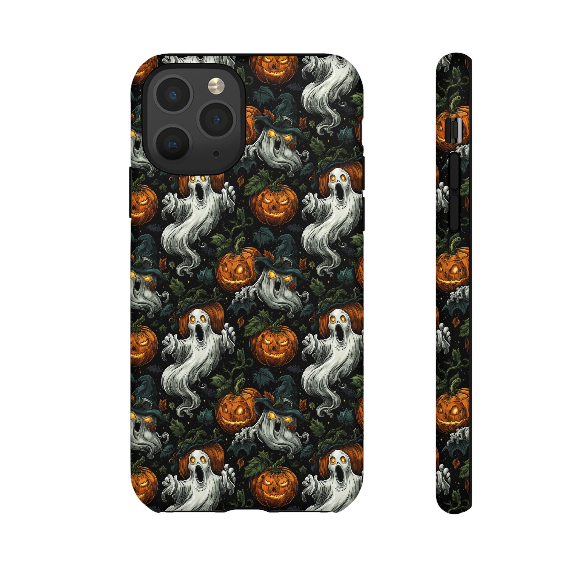 Ghosts & Pumpkins Pattern 1 Samsung & iPhone Ultra Tough Cases - Image 42