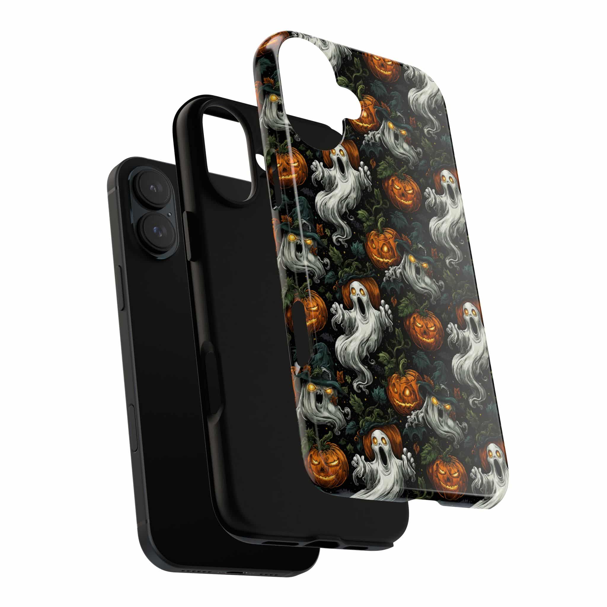 Ghosts & Pumpkins Pattern 1 Samsung & iPhone Ultra Tough Cases - Image 102