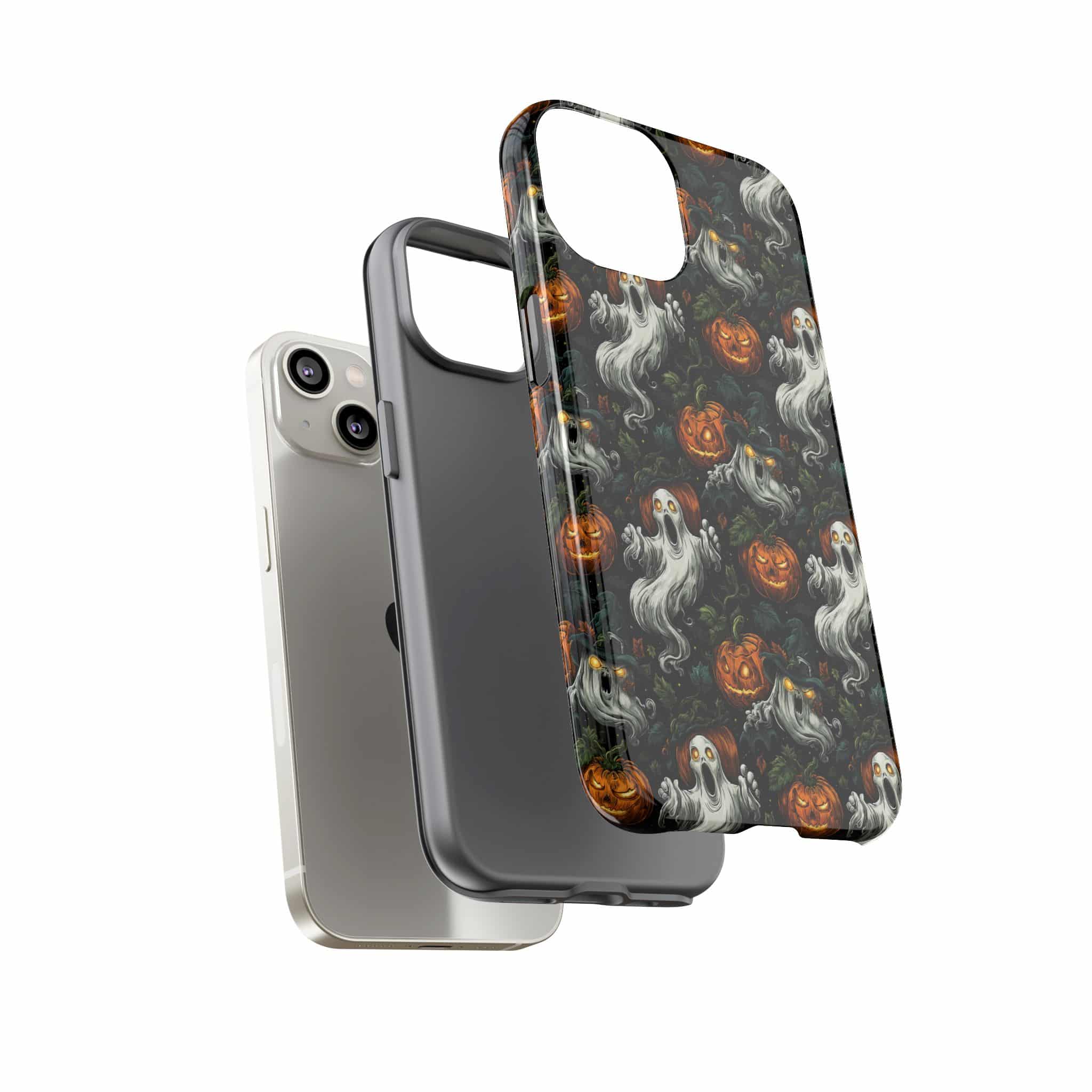 Ghosts & Pumpkins Pattern 1 Samsung & iPhone Ultra Tough Cases - Image 74